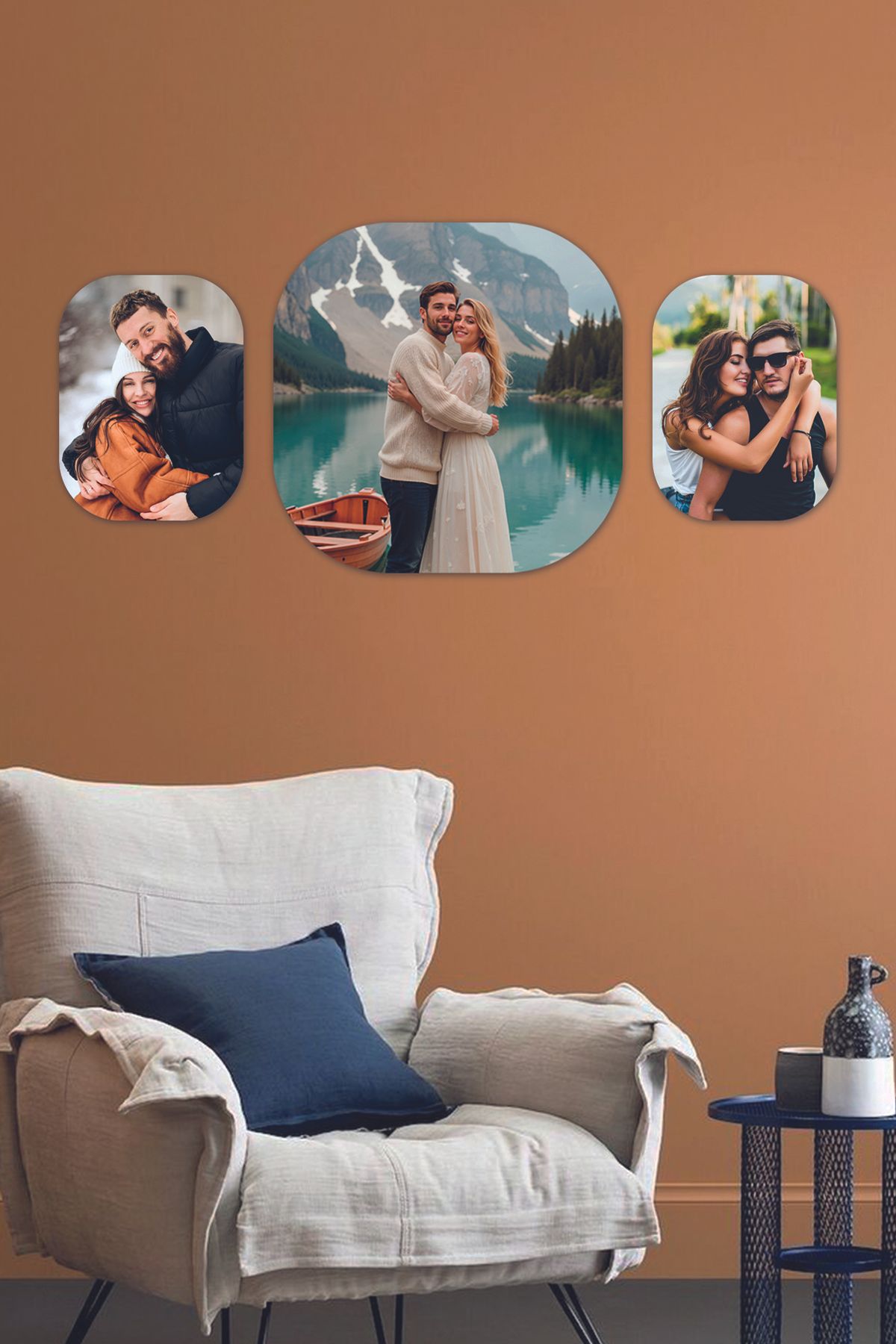 Fotomcity 3 Parçalı Dekoratif MDF Tablo Seti