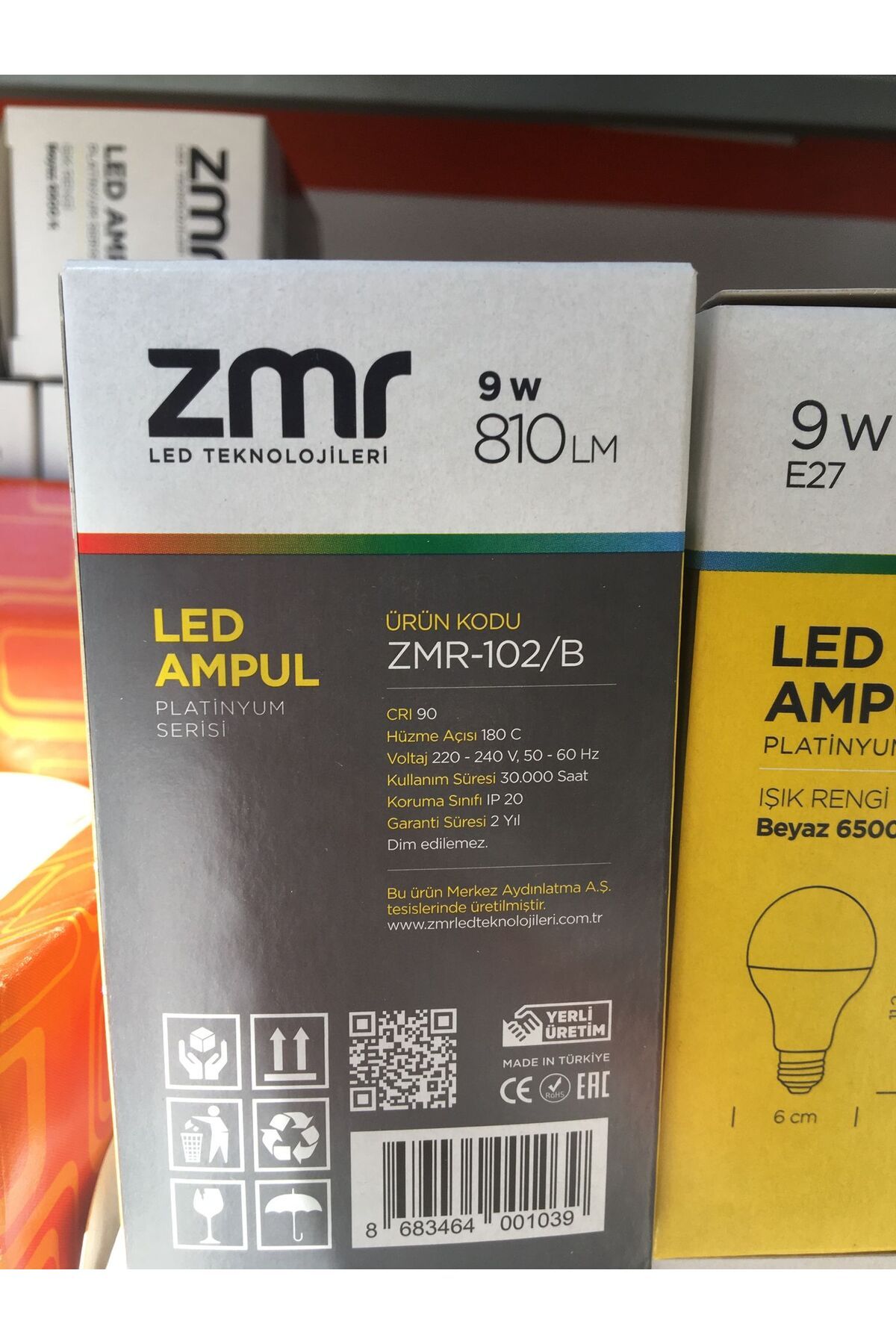 ZMR 9W LED AMPÜL