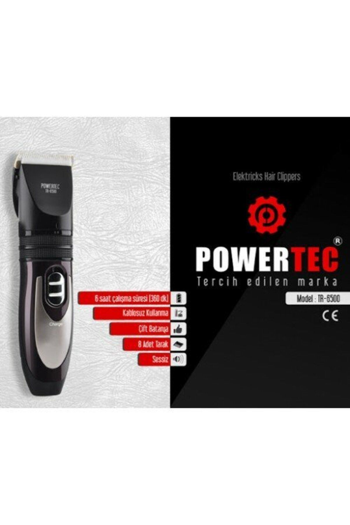 Modafiks ŞARZLI TRAŞ MAKİNESİ 2 BATARYA TR-6500 (4767)