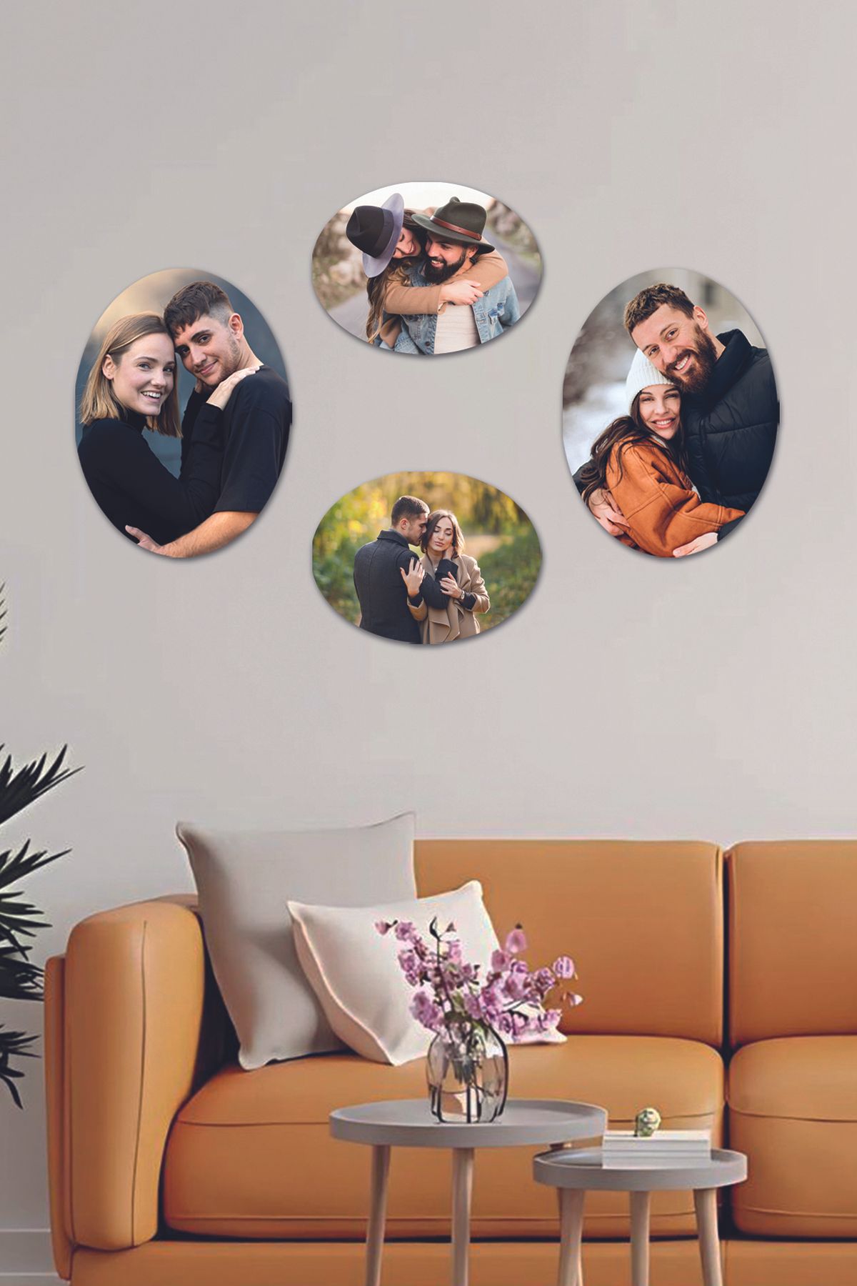 Fotomcity 4 Parçalı Dekoratif MDF Tablo Seti