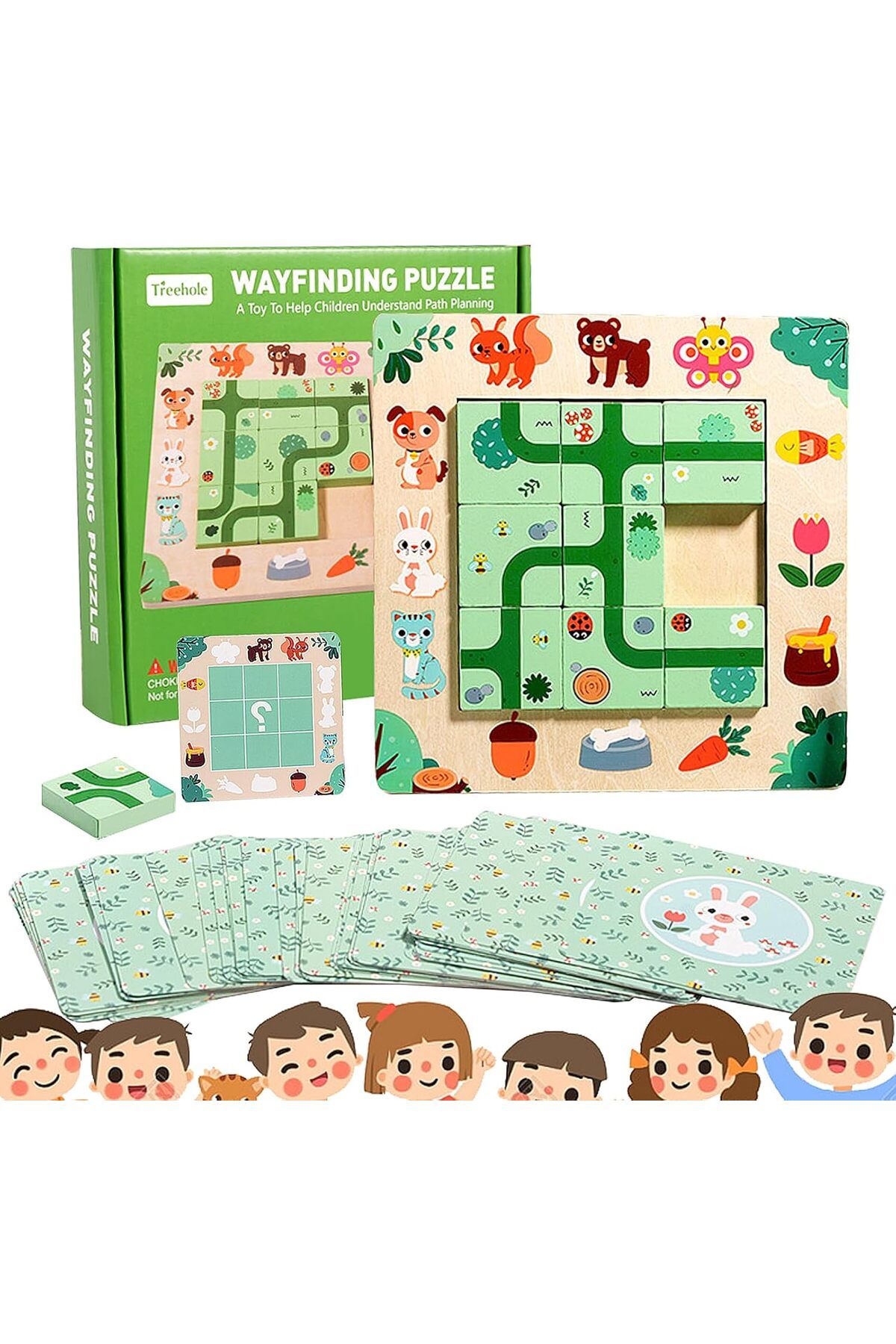OEM-Montessori logic game Find the Path, Learning through play for little explorers 1