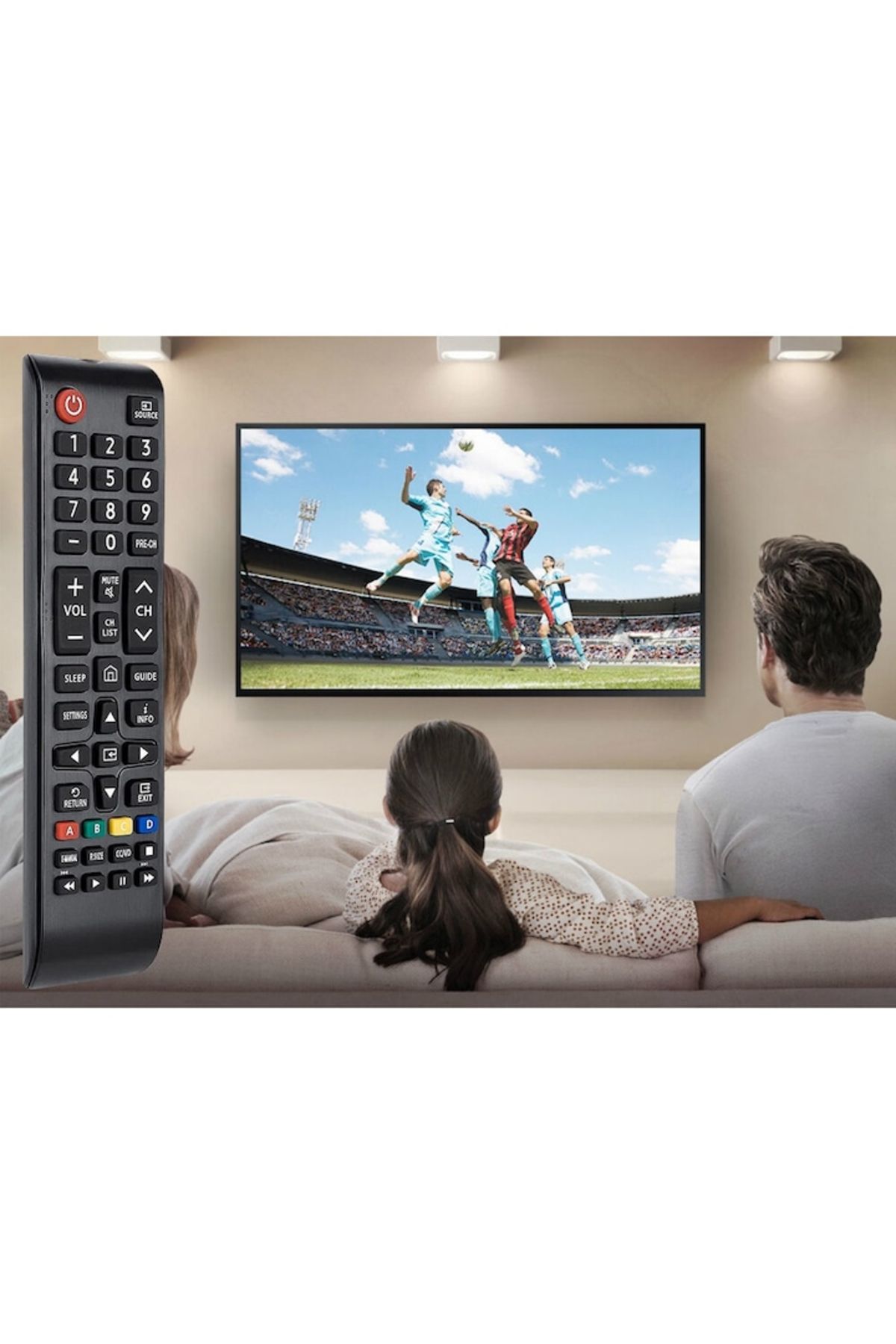 varioshop-Premium Universal Remote Control for Smart TV VarioShop®, 01301A, Compatible with Samsung, Easy to 9