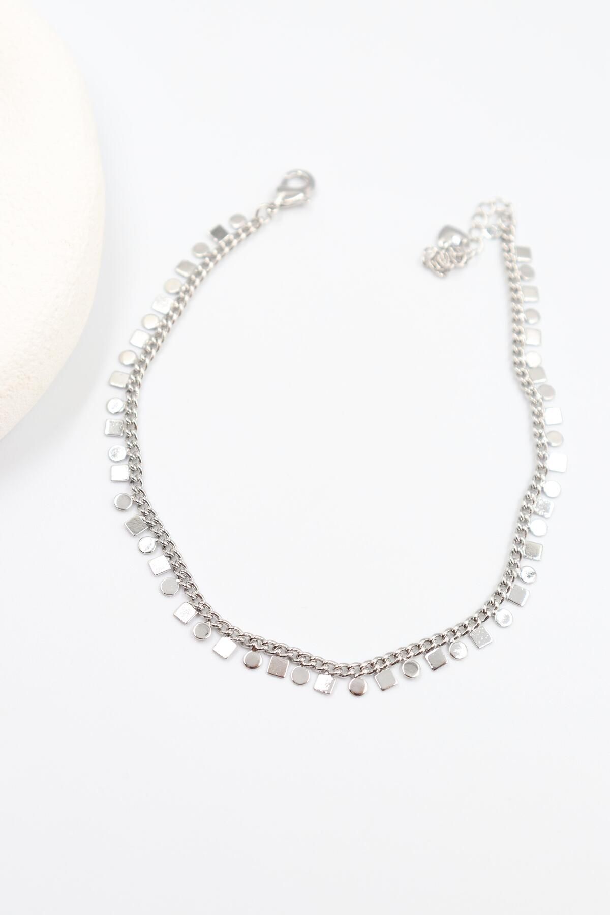 BY CANSU ACCESSORİES Miralba Silver Halhal