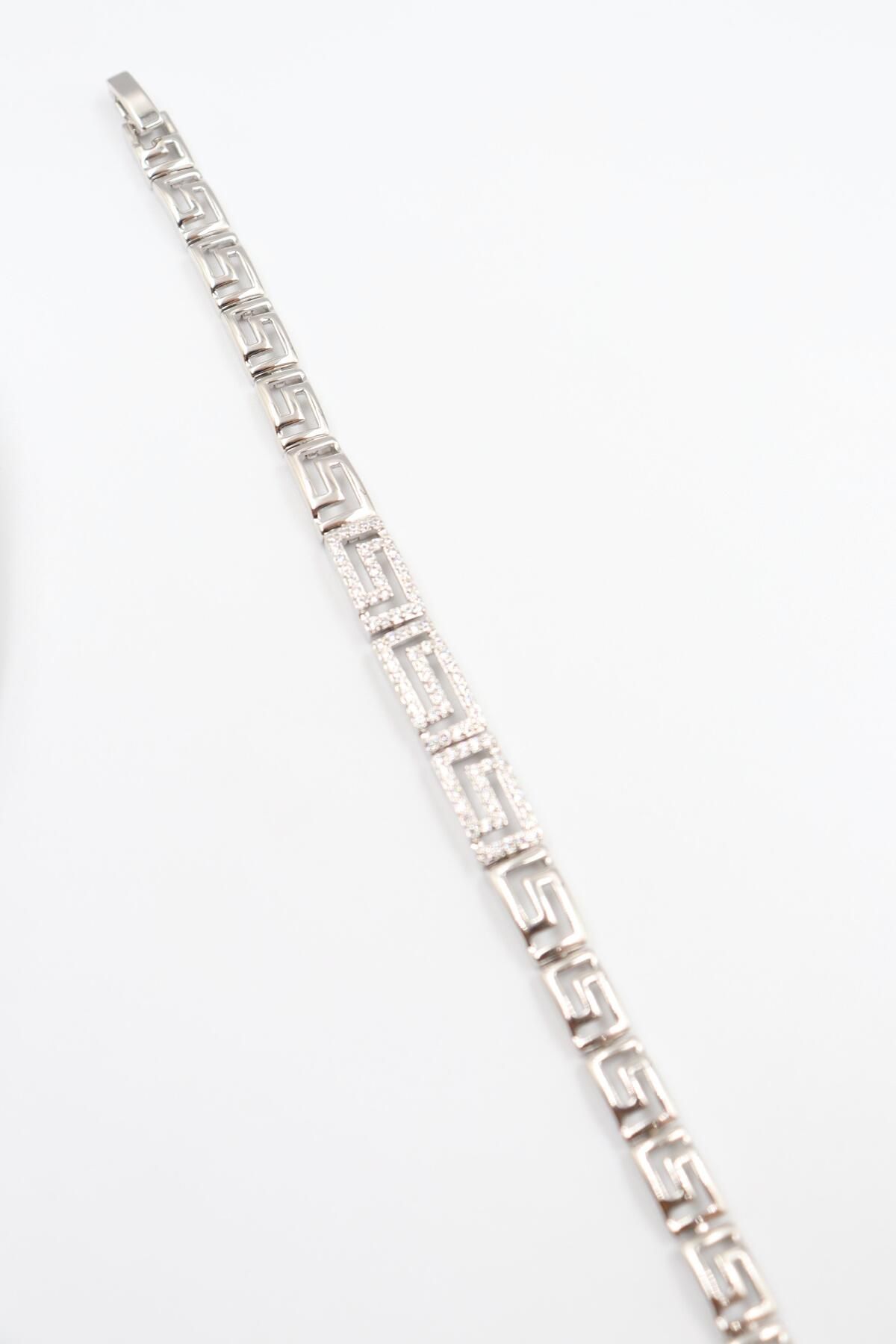 BY CANSU ACCESSORİES Simona Silver Bileklik