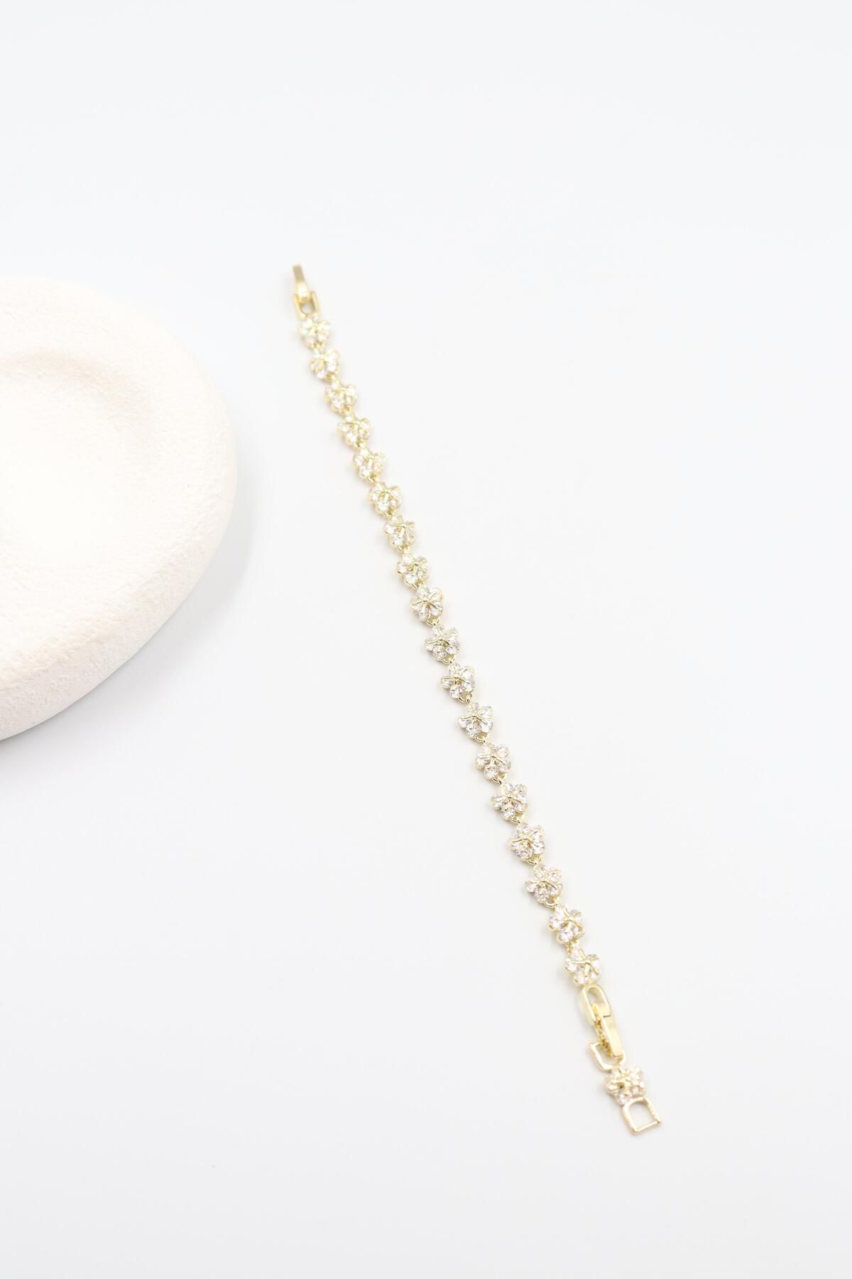 BY CANSU ACCESSORİES Zaira Gold Bileklik (14k)