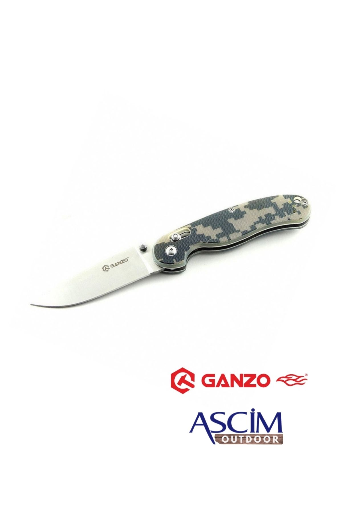 Ganzo G727M Kamuflaj Desenli Bıçak