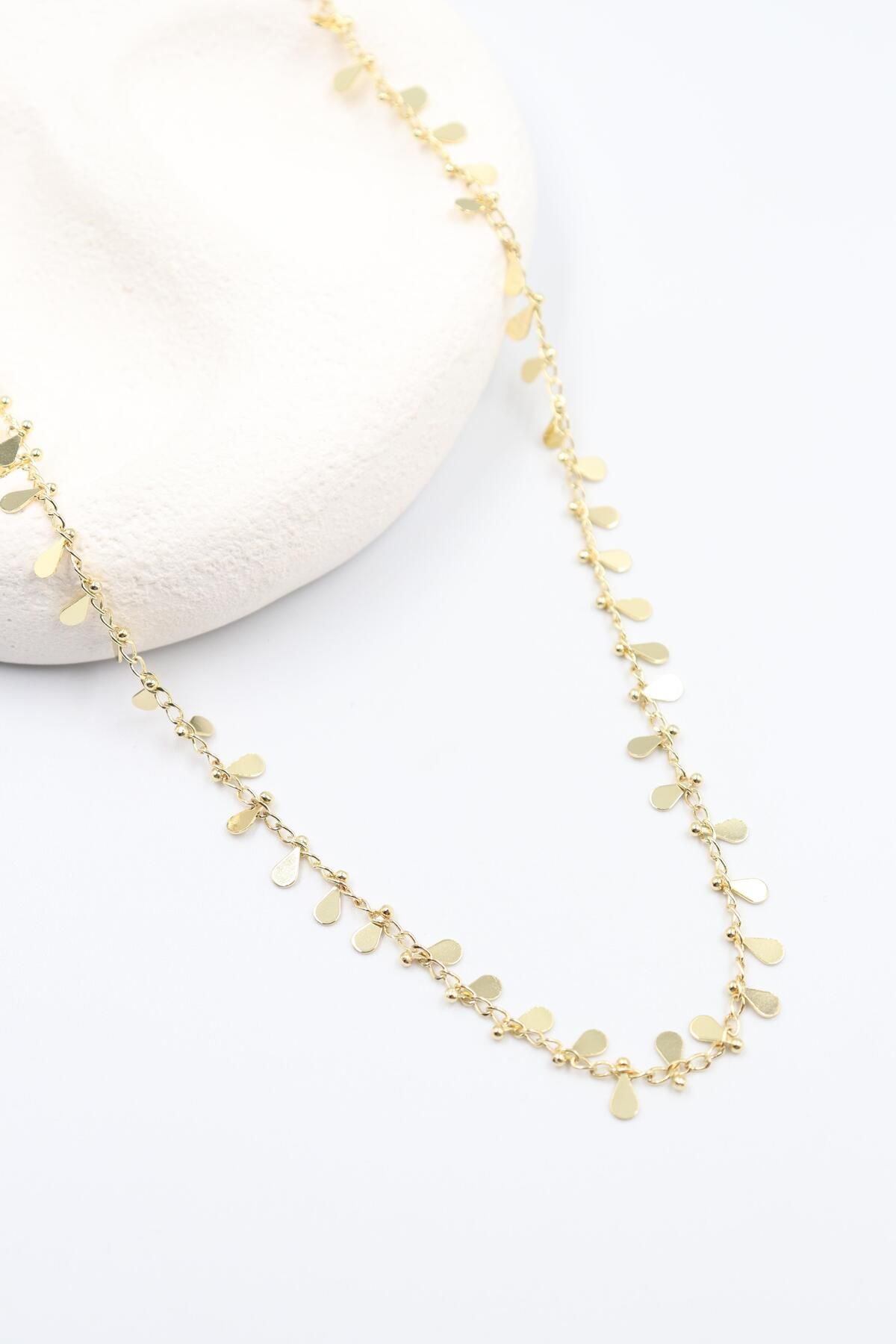 BY CANSU ACCESSORİES Guendalina Gold Kolye (14k)