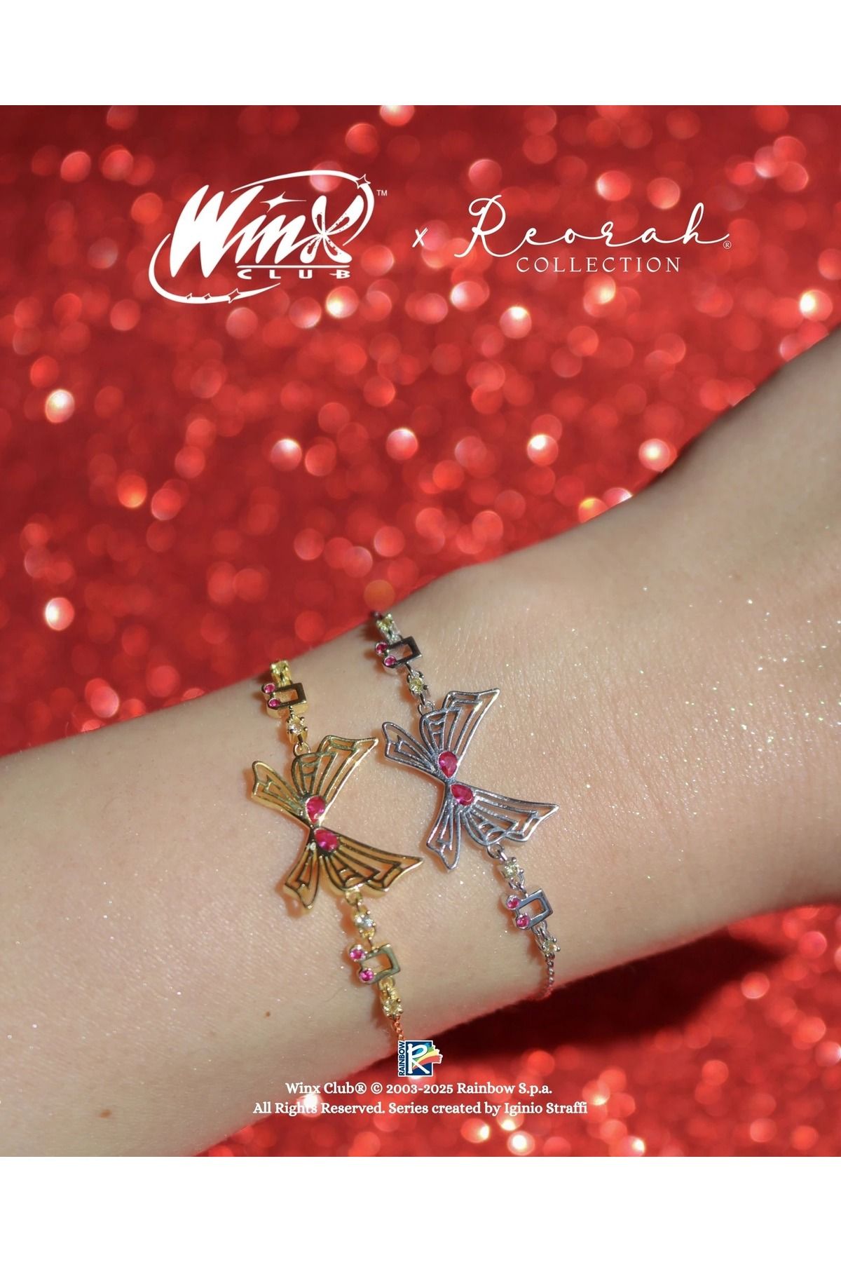 Reorah Collection Winx Club® Musa Enchantix Wings 925 Gümüş Bileklik