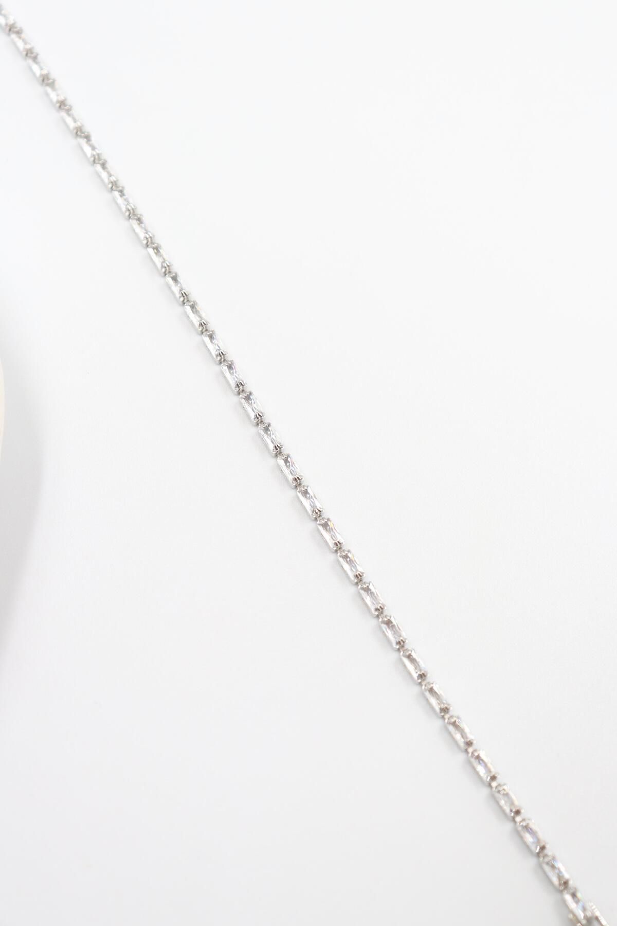 BY CANSU ACCESSORİES Romina Silver Bileklik