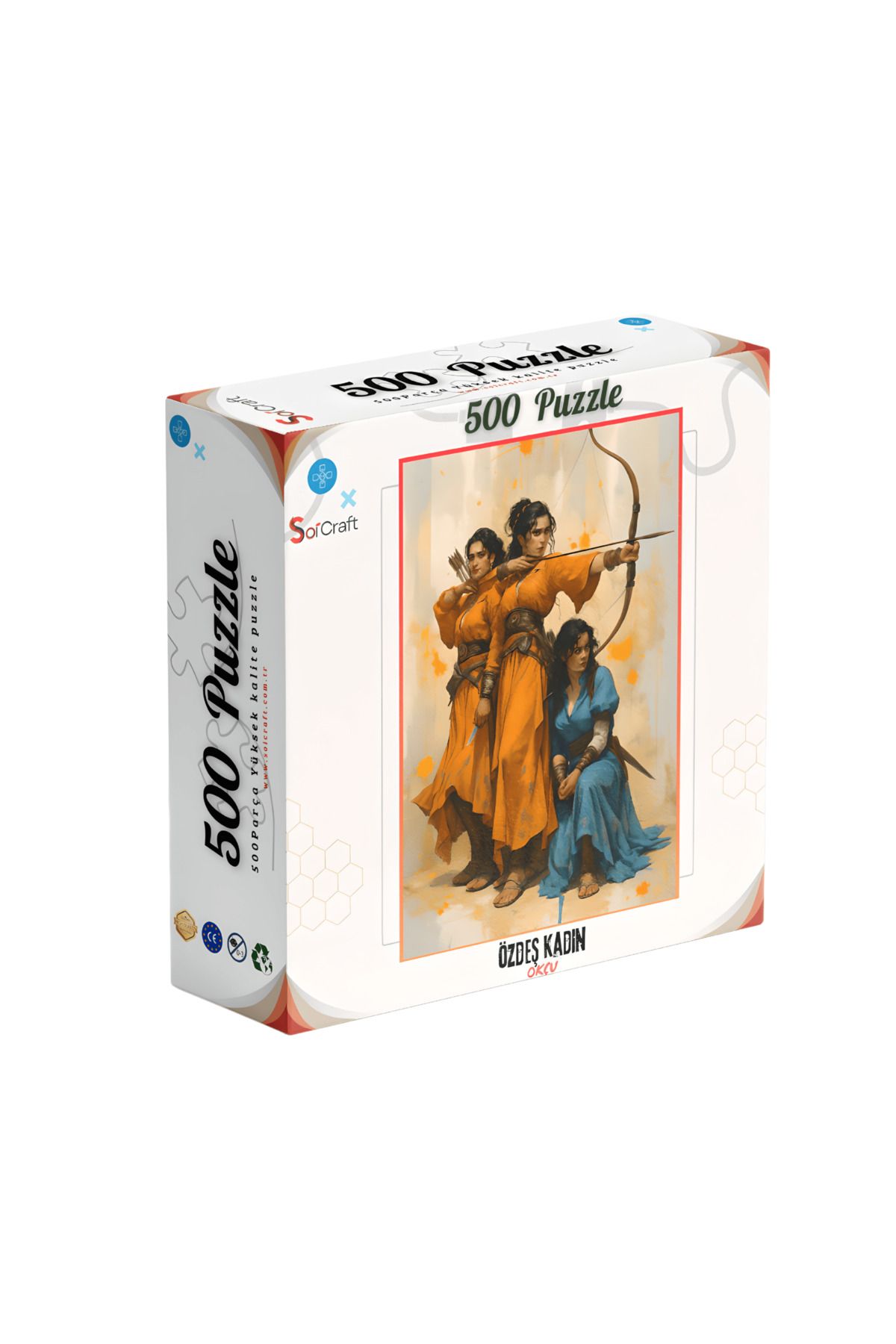 Soi Craft 500 Parça Puzzle Okçu Kız