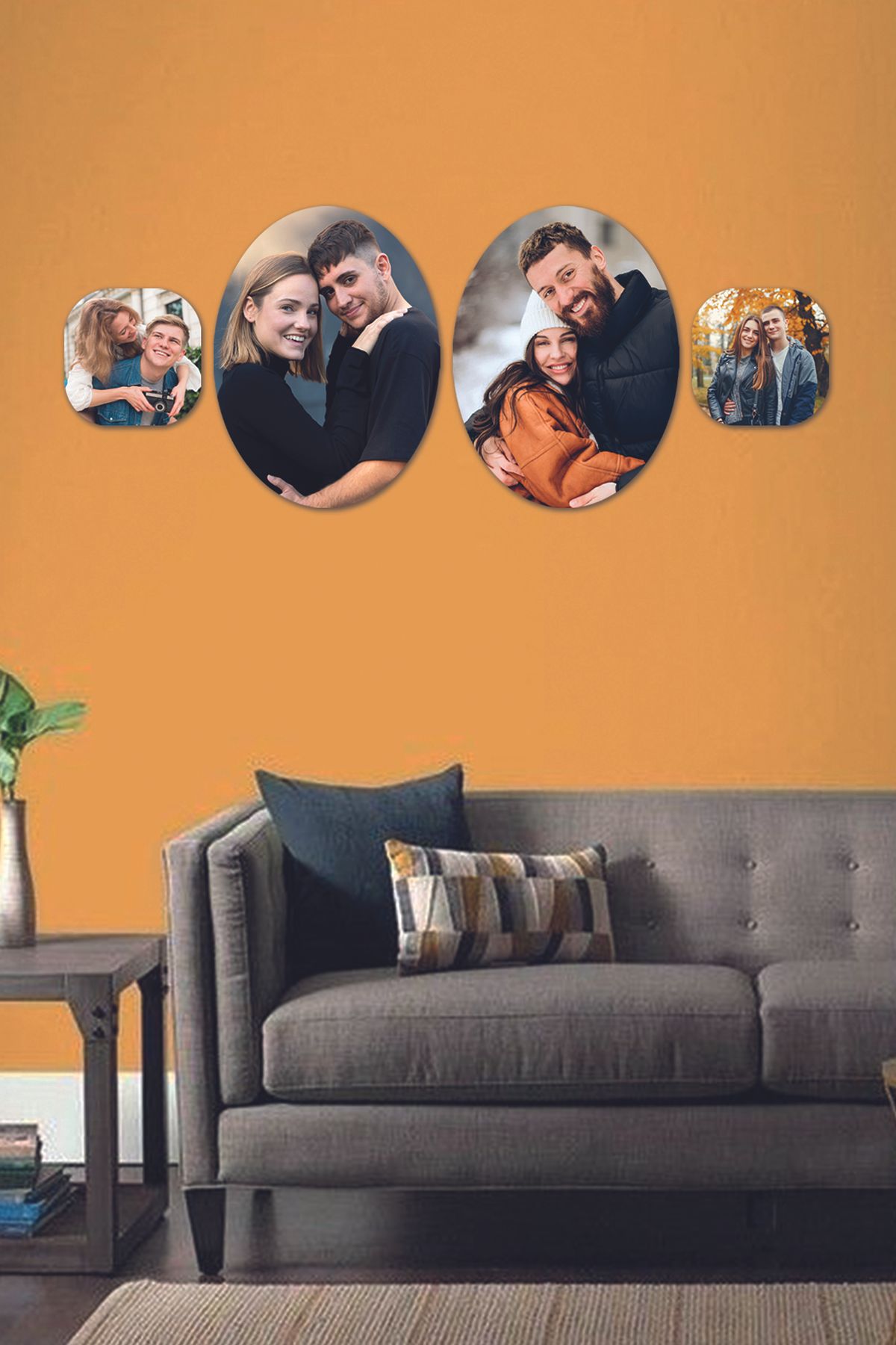 Fotomcity 4 Parçalı Dekoratif MDF Tablo Seti