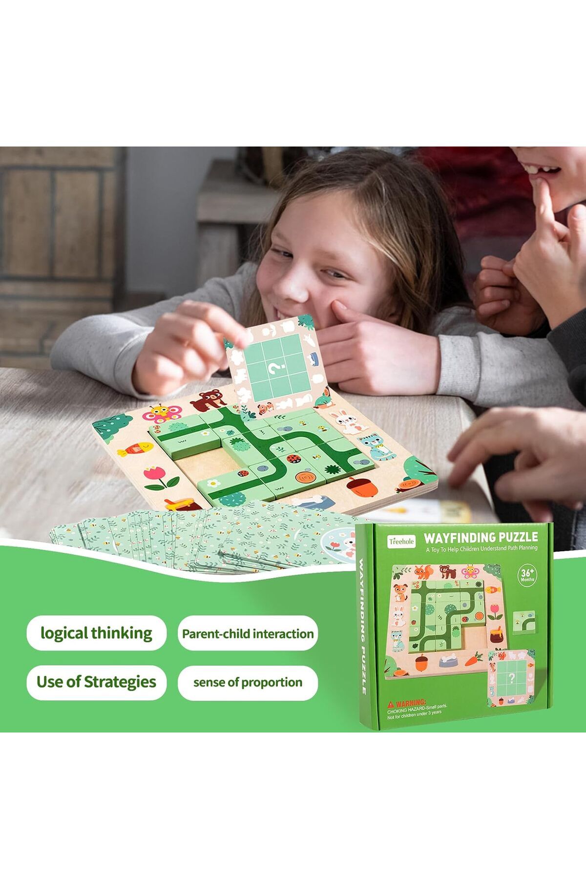 OEM-Montessori logic game Find the Path, Learning through play for little explorers 5