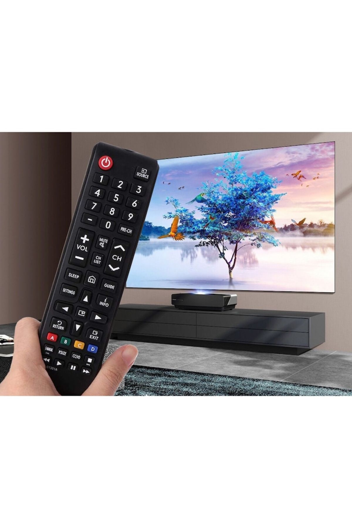 varioshop-Premium Universal Remote Control for Smart TV VarioShop®, 01301A, Compatible with Samsung, Easy to 5