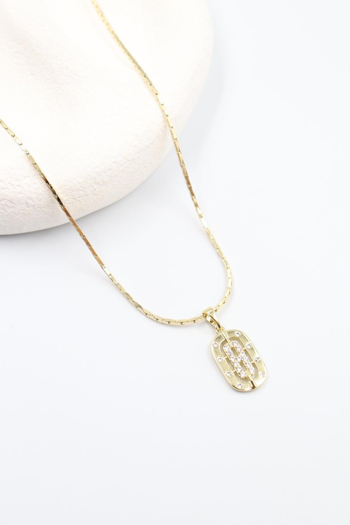 BY CANSU ACCESSORİES Fortunata Gold Kolye (14k)