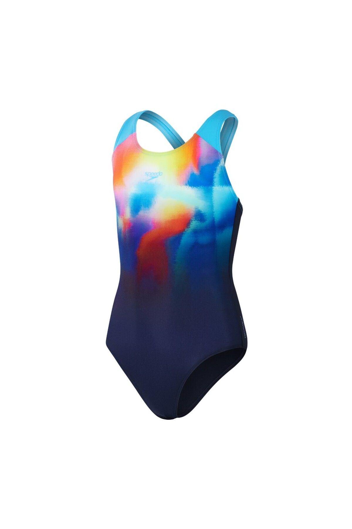 SPEEDO Digi Placement Splashback Kız Çocuk Yüzücü Mayosu