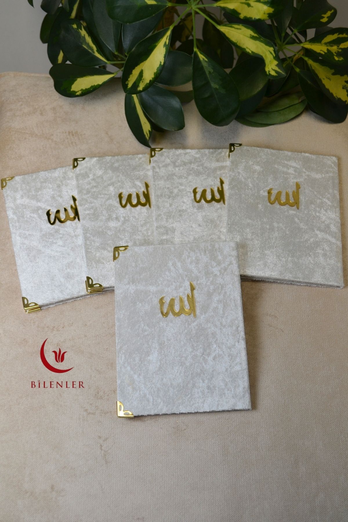 Bilenler Kadife Kapaklı Allah Lafızlı 20 Adet Ekonomik Yasin Kitabı - 12x17 cm, 80 Sayfa