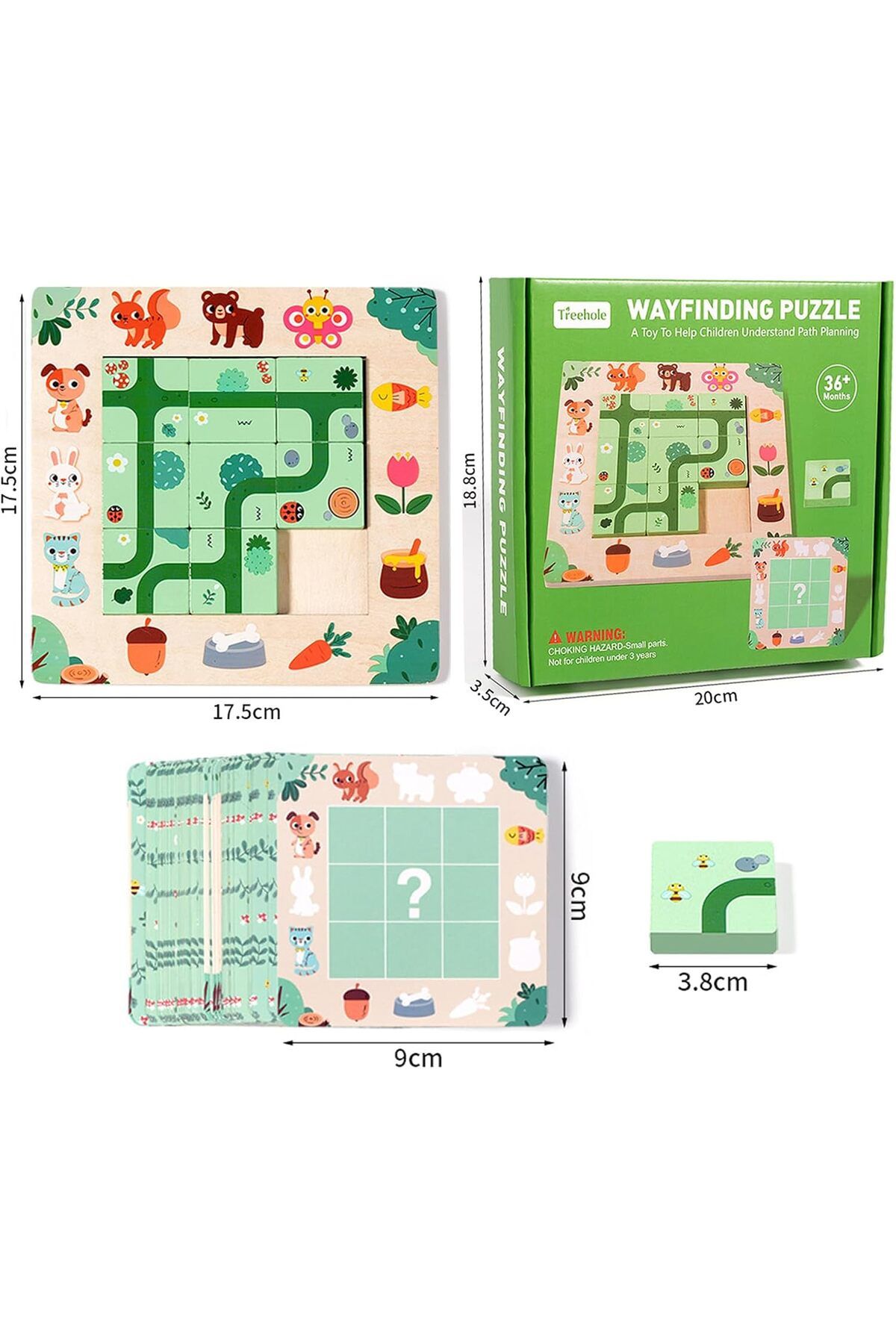 OEM-Montessori logic game Find the Path, Learning through play for little explorers 3
