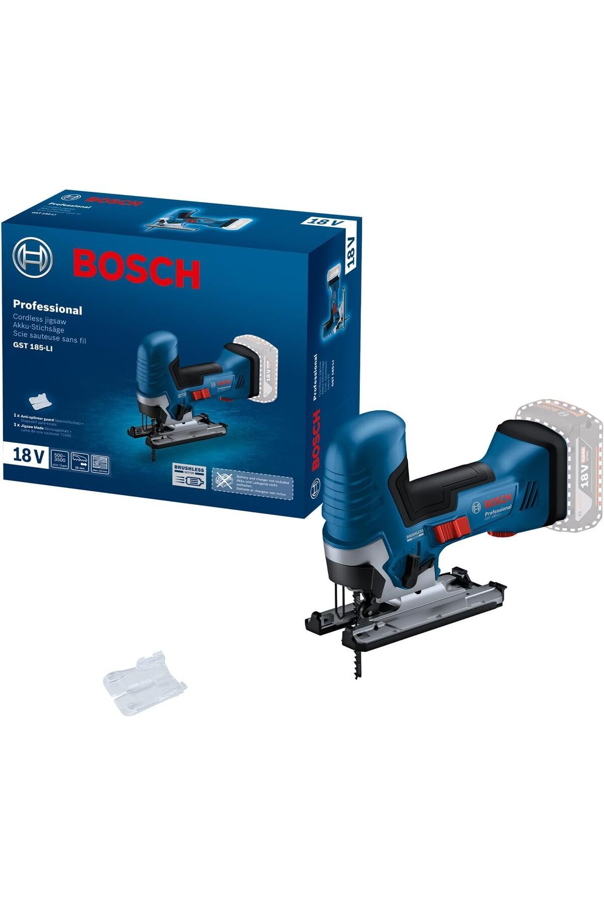 STOREMAX Professional GST 185 LI Akülü Dekupaj Testere (18 Volt, SOLO, 0-3.500 strok/dak, Ahşapta kesme d