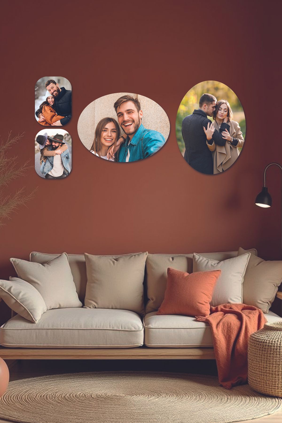 Fotomcity 4 Parçalı Dekoratif MDF Tablo Seti