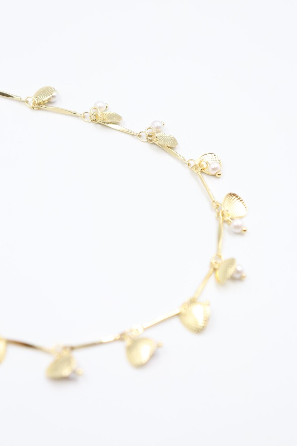 BY CANSU ACCESSORİES Turchese Gold Halhal (14k)