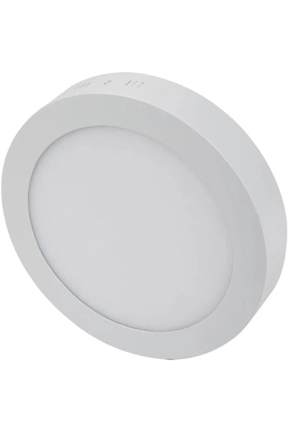 Cata CT-5233 18W Panel LED Armatür Beyaz Yuvarlak Sıva Üstü metal Kasa Beyaz Işık 6400k