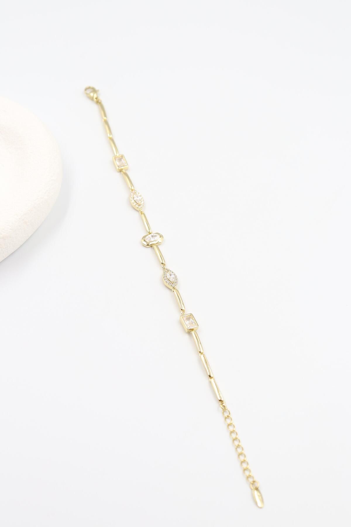 BY CANSU ACCESSORİES Olimpia Gold Bileklik (14k)