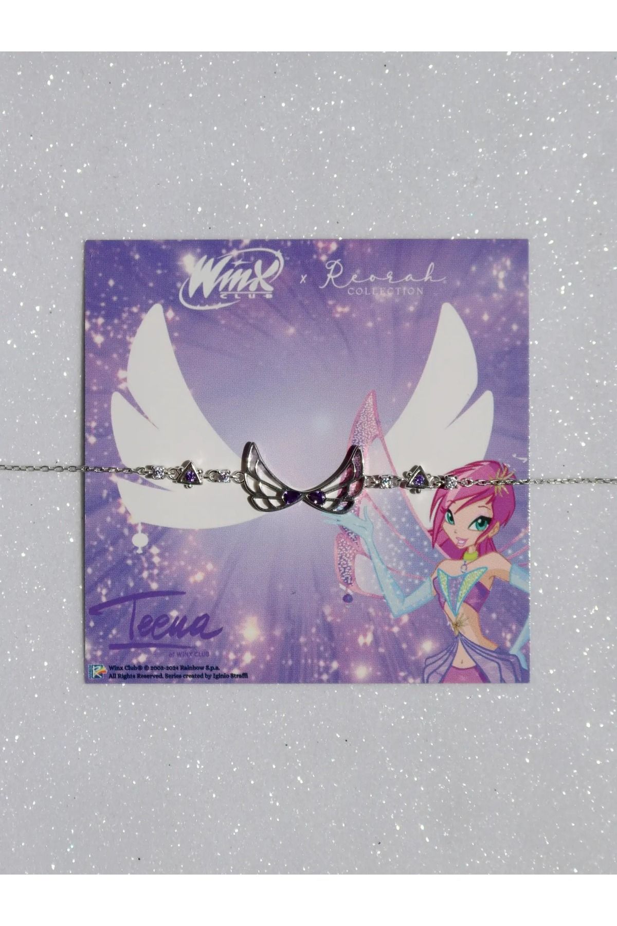 Reorah Collection Winx Club® Tecna Enchantix Wings 925 Gümüş Bileklik