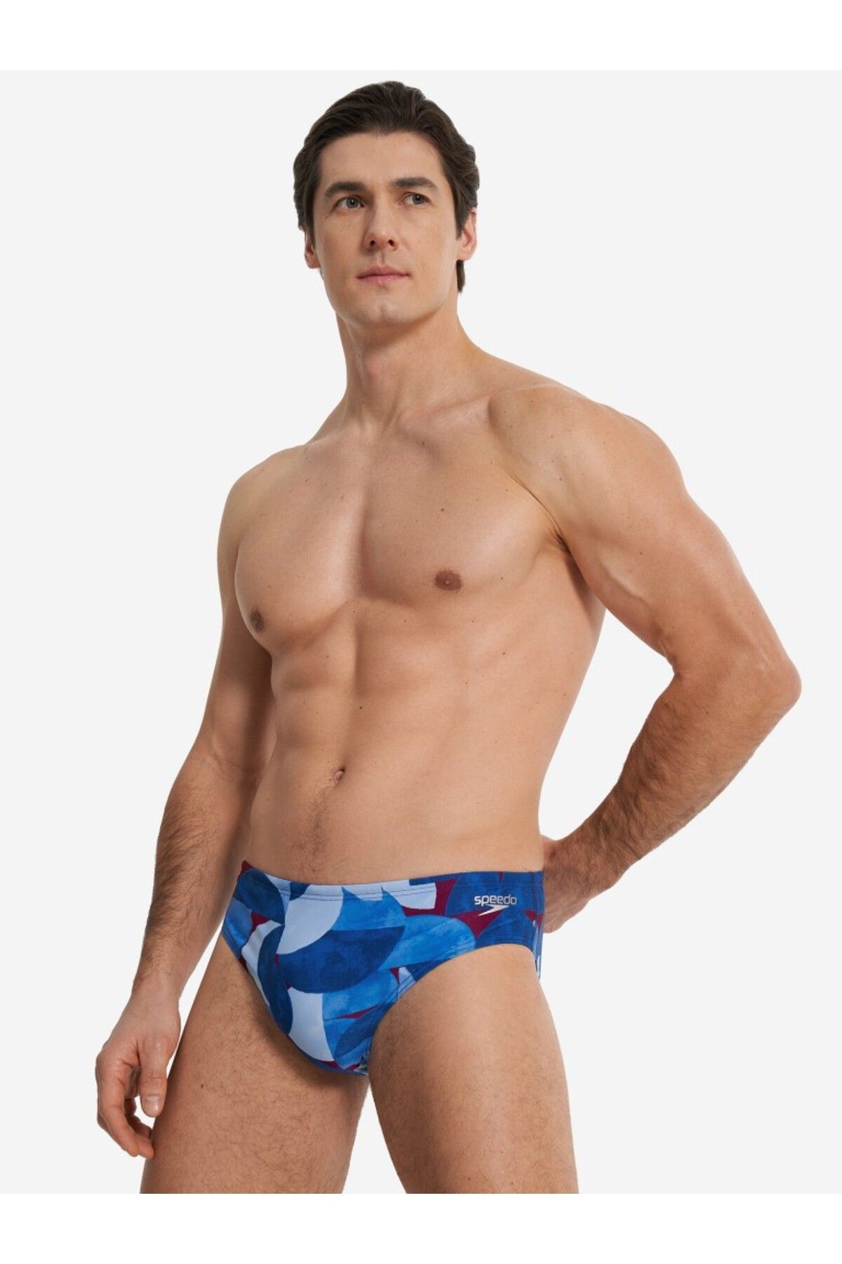 SPEEDO Allover Digital Brief 8 CM Erkek Slip Mayo