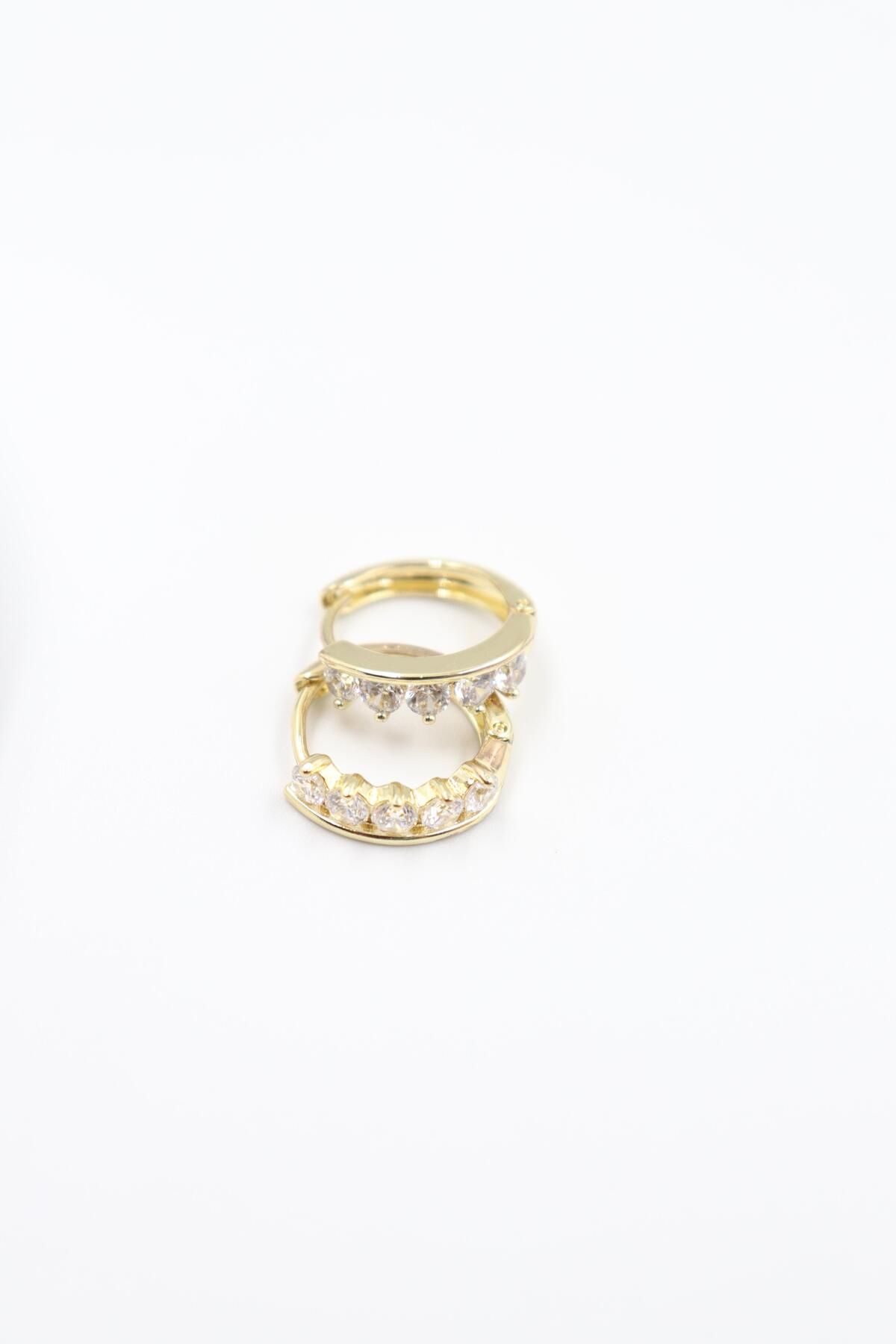 BY CANSU ACCESSORİES Fabiola Gold Küpe (14k)
