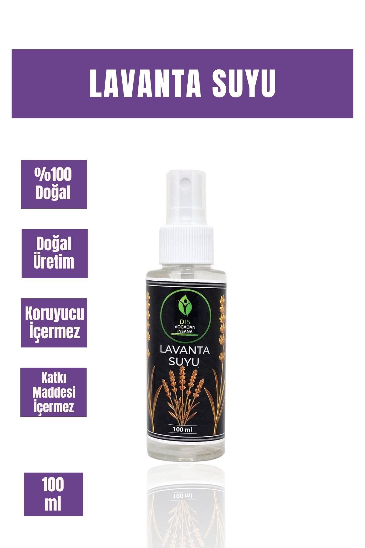 Doğadan İnsana Lavanta Suyu 100 ml