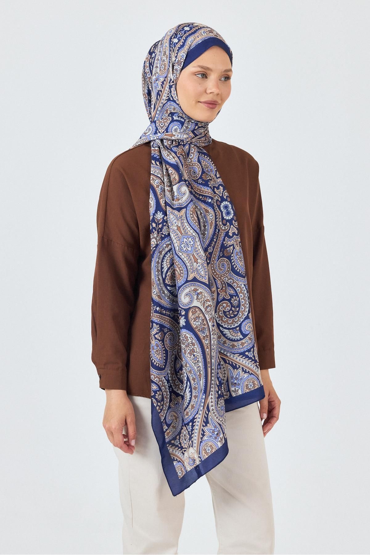 Rays Laci Retro Desenli Şal 4004