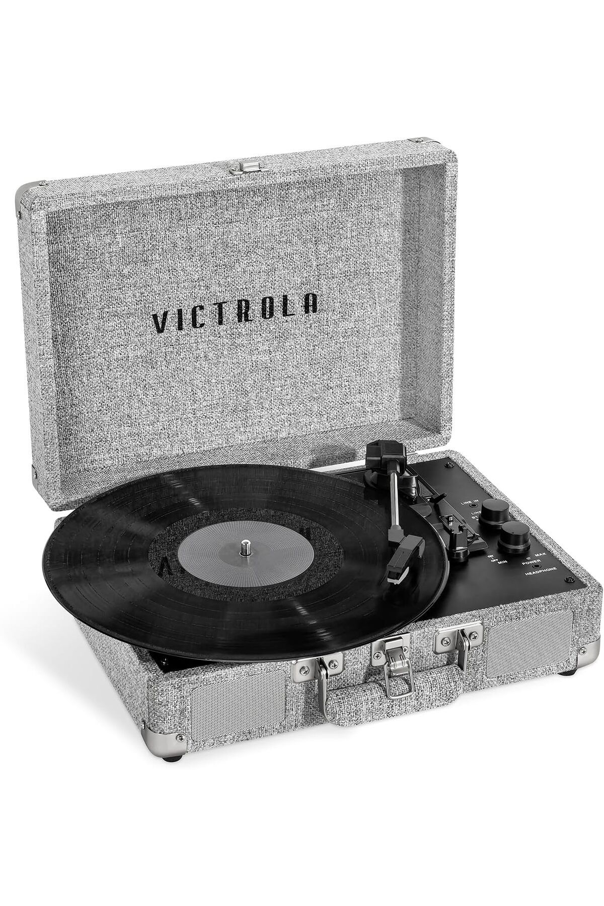 Victrola Vintage 3 Hızlı Bluetooth Taşınabilir Bavul Plak Çalar Dahili Hoparlörlerle
