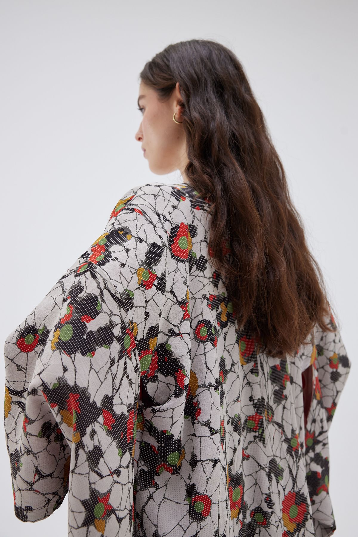 matsuri Bloom Mistral Vintage Ipek Kimono Ceket Haori