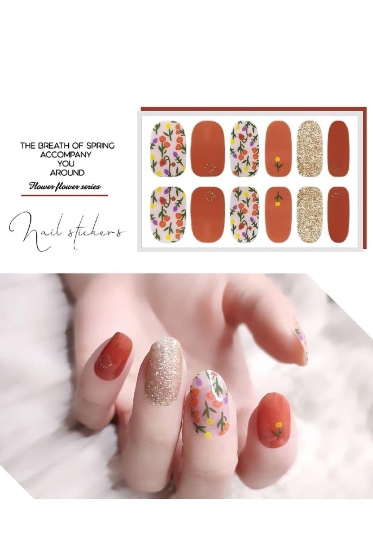 Sibelon Yeni Nesil Tırnak Sticker - Jel Tırnak Sticker Nail Art