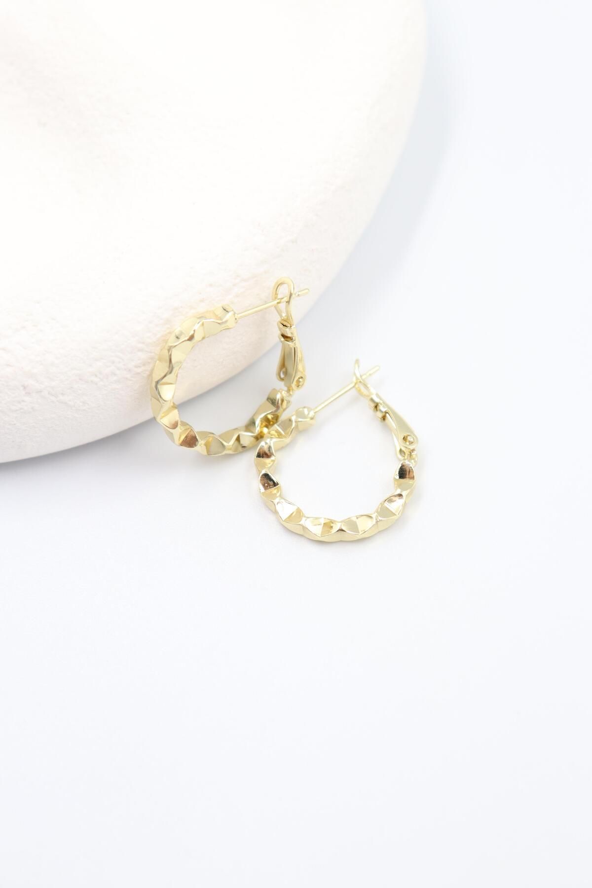 BY CANSU ACCESSORİES Ravello Gold Küpe (14k)