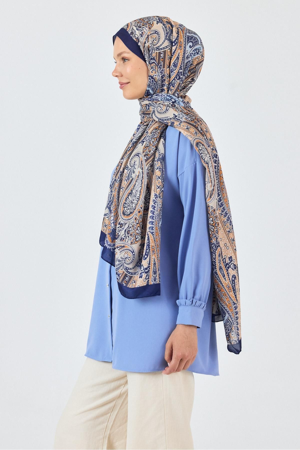 Rays Laci Etnik Desenli Şal 4012