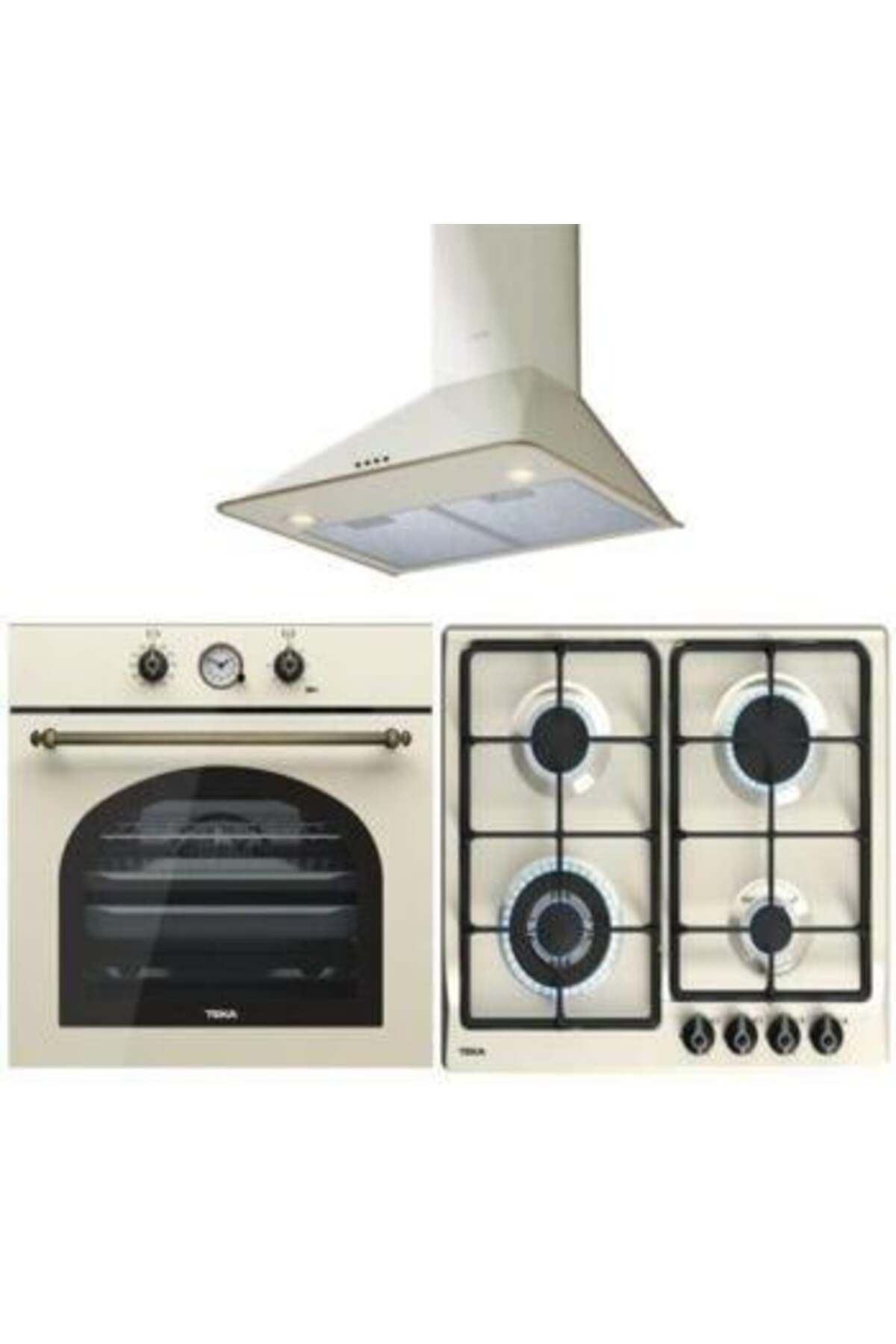 Teka Rustik Antrasit Ankastre Set 2 (EH 60 DOS 60.1 HRB 6300)