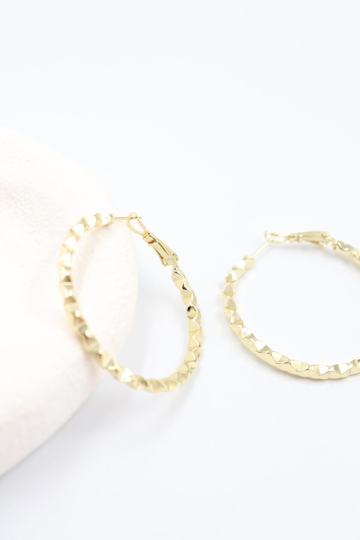 BY CANSU ACCESSORİES Alessia Gold Küpe (14k)