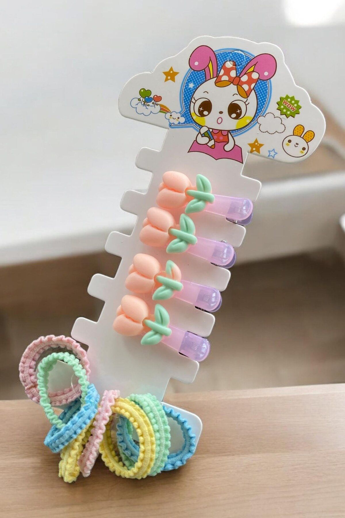 TAKIŞTIR Karışık Renk Pens Toka Ve Lastik Toka Set