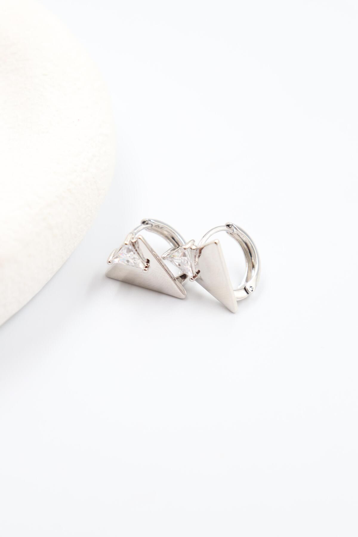 BY CANSU ACCESSORİES Matilde Silver Küpe