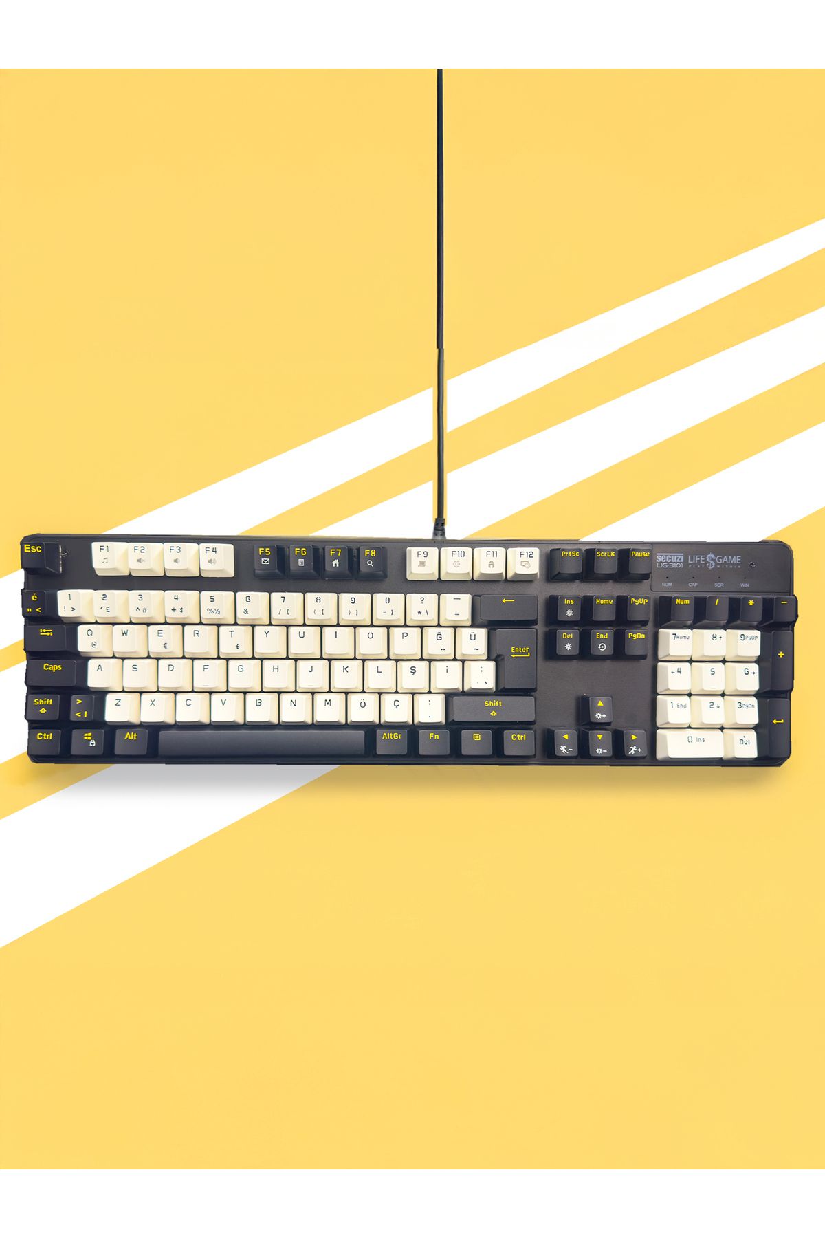 SECUZİ Secuzi Gaming RGB Mekanik Türkçe Q Klavye - Blue Switch
