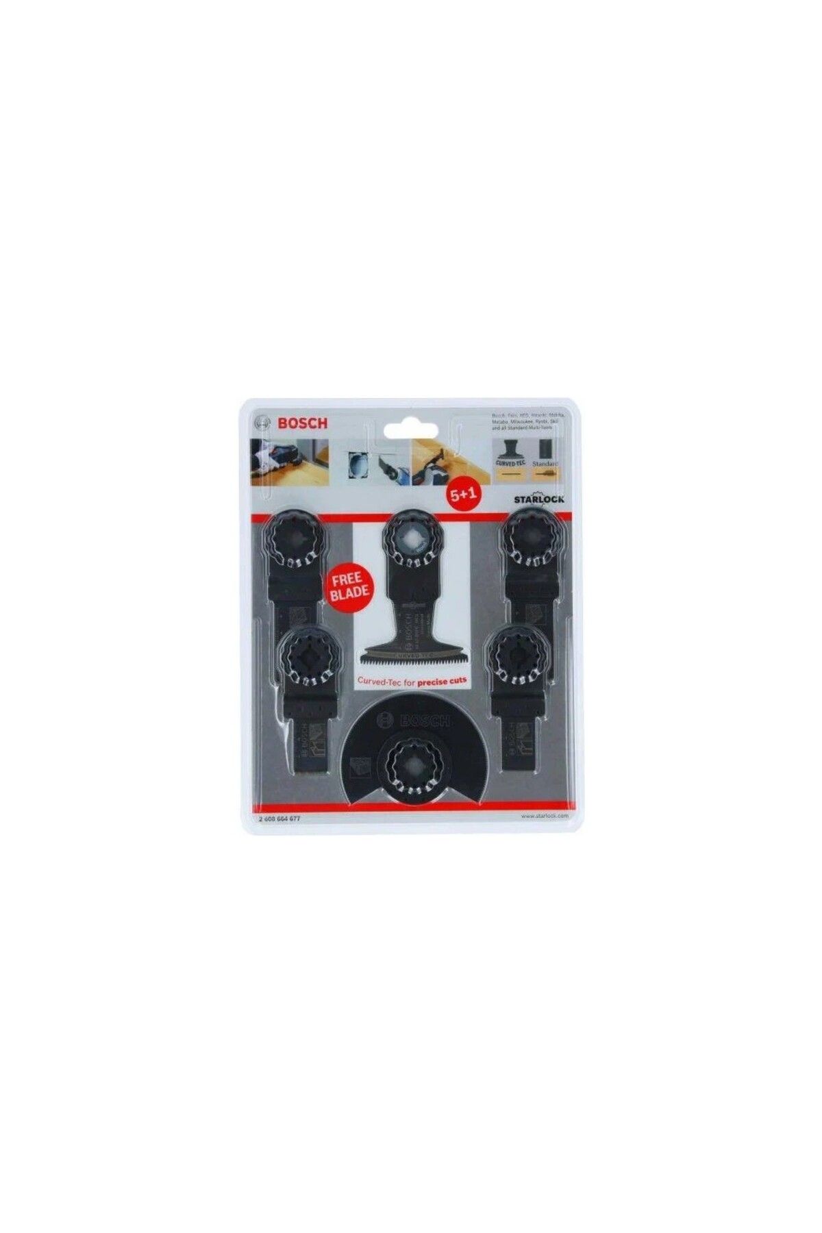 Bosch Starlock Aksesuarı / Starlock Testere Seti (6 Parça) - 2608664677