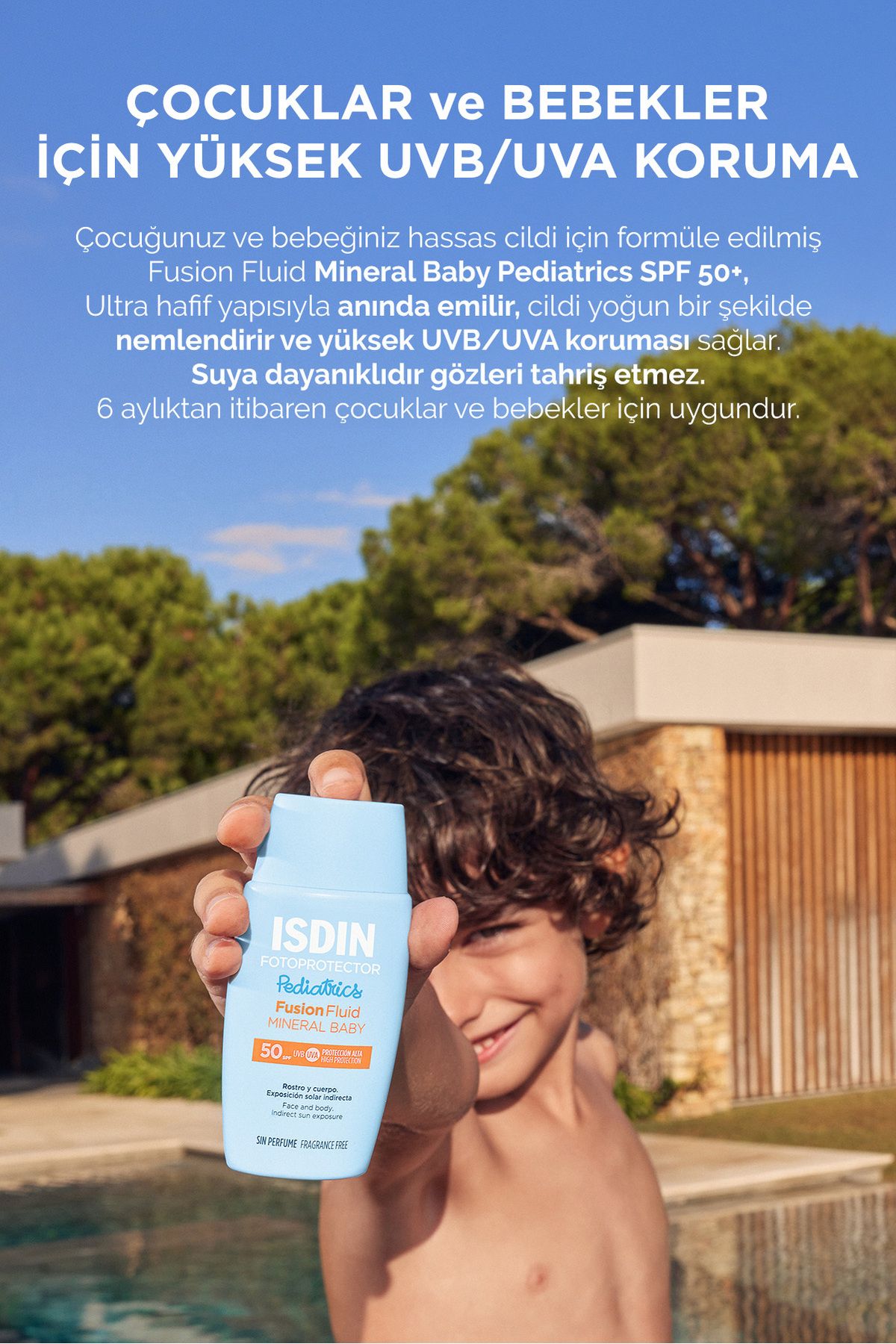 کرم ضد آفتاب کودک PHOTOPROTECTOR PEDIATRICS FUSION FIUSE MINERAL BABY SPF50 50 میل ISDIN