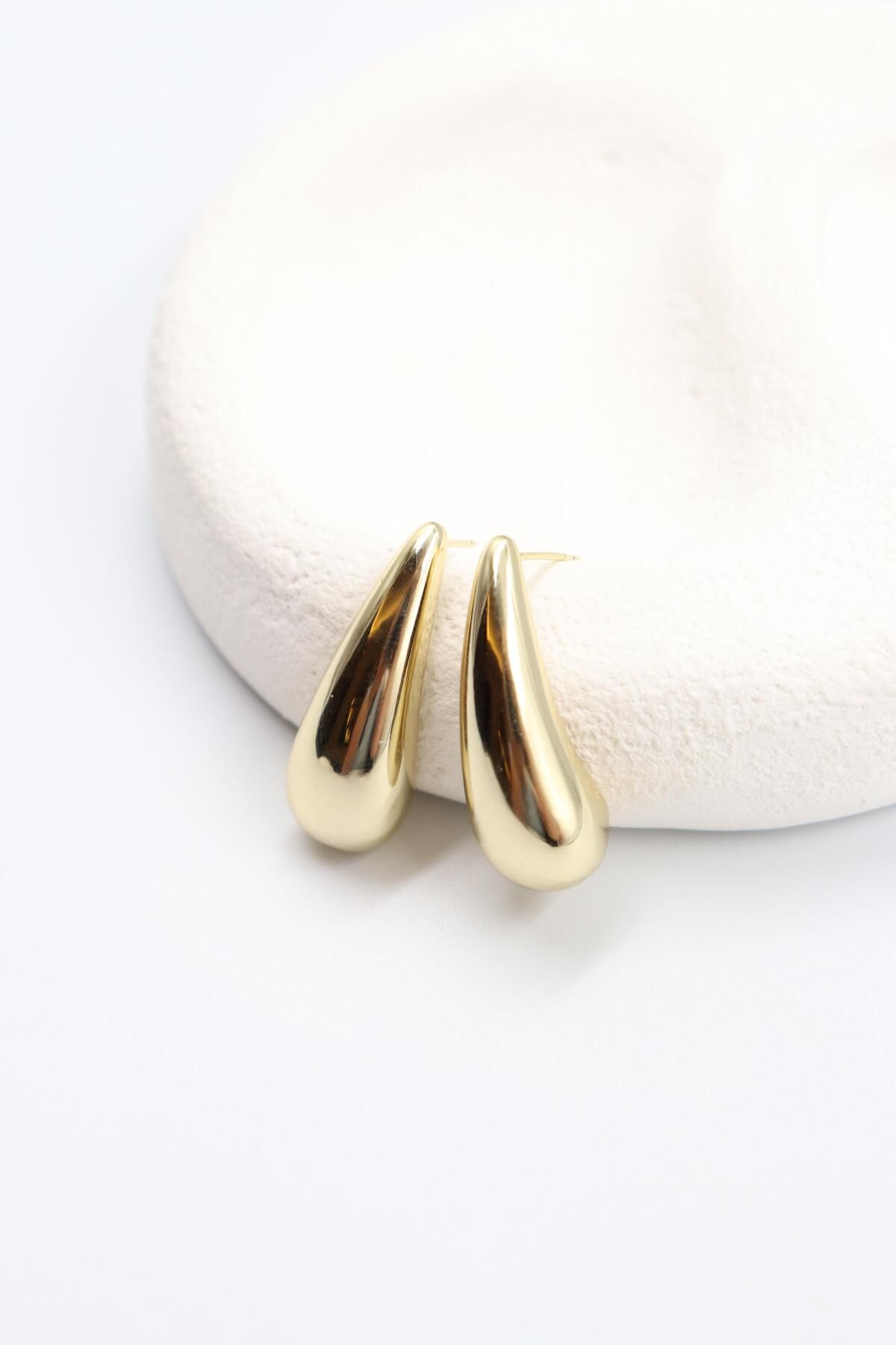BY CANSU ACCESSORİES Angelica Gold Küpe (14k)
