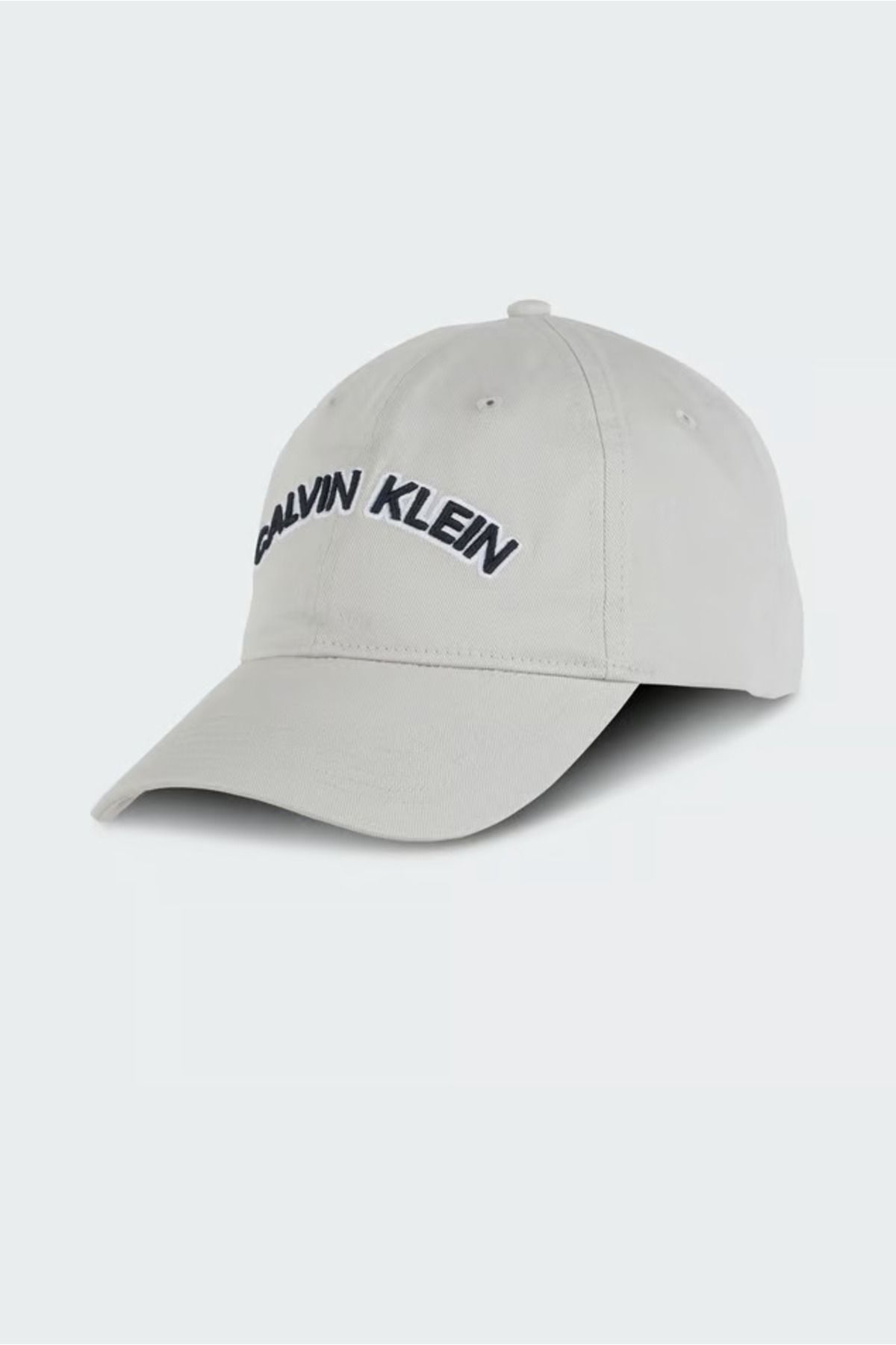 Calvin Klein Erkek Pamuklu Nefes Alabilir Özellikli Logo Baskılı Ayarlanabilir Gri Spor Şapka LV04G5063G-6XU
