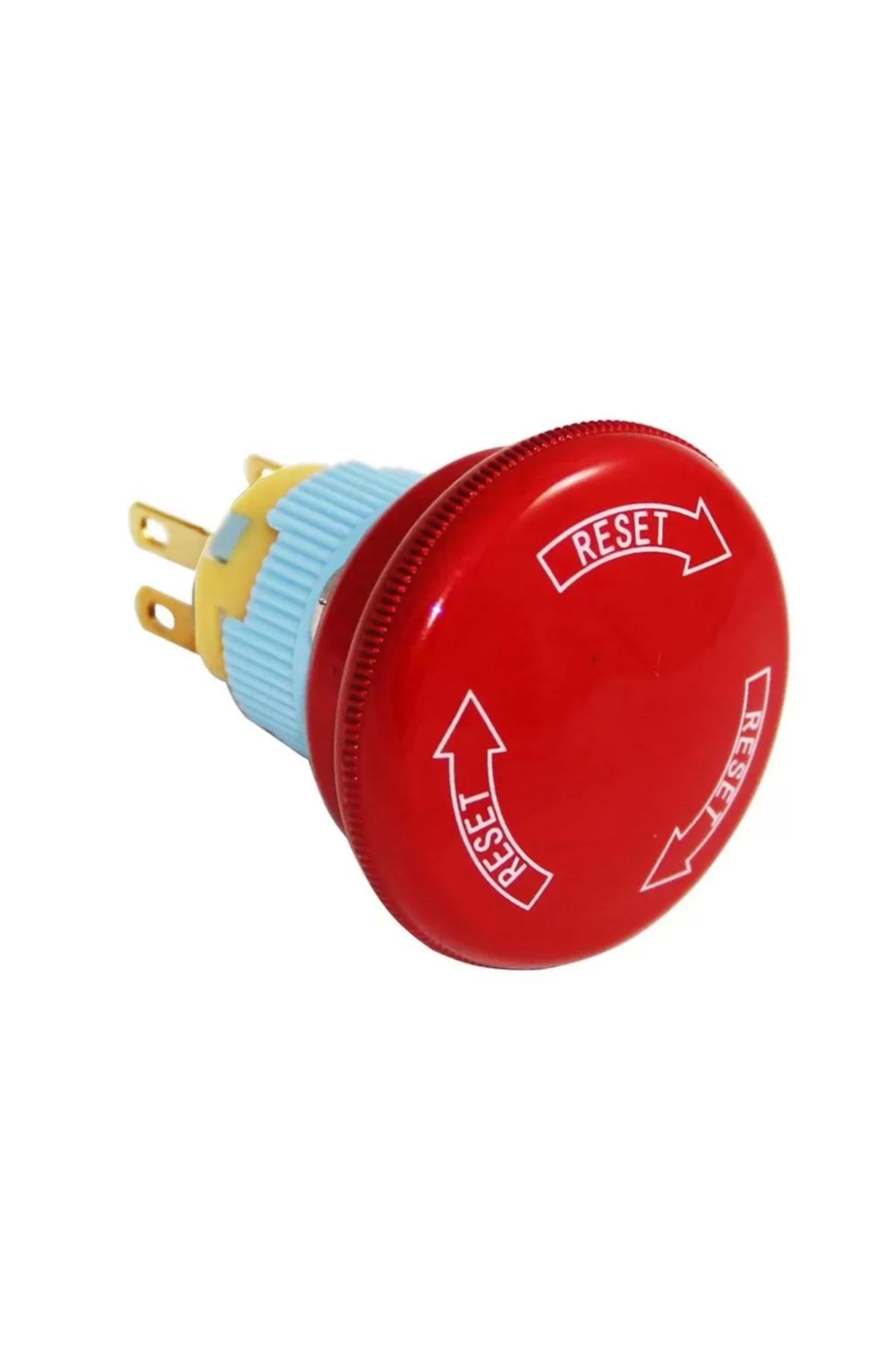 TIEE 33mm Acil Stop Butonu Bas-Çek 2NC (Delik Çapı 16mm)