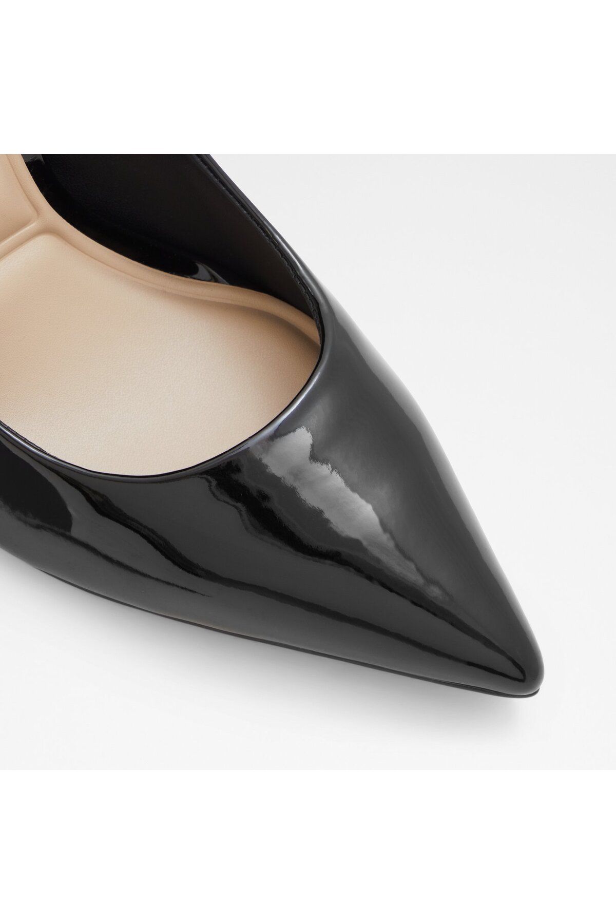Aldo-Stessy2.0 - Pantofi cu toc subțire, negru, din piele artificială, fără șireturi 5