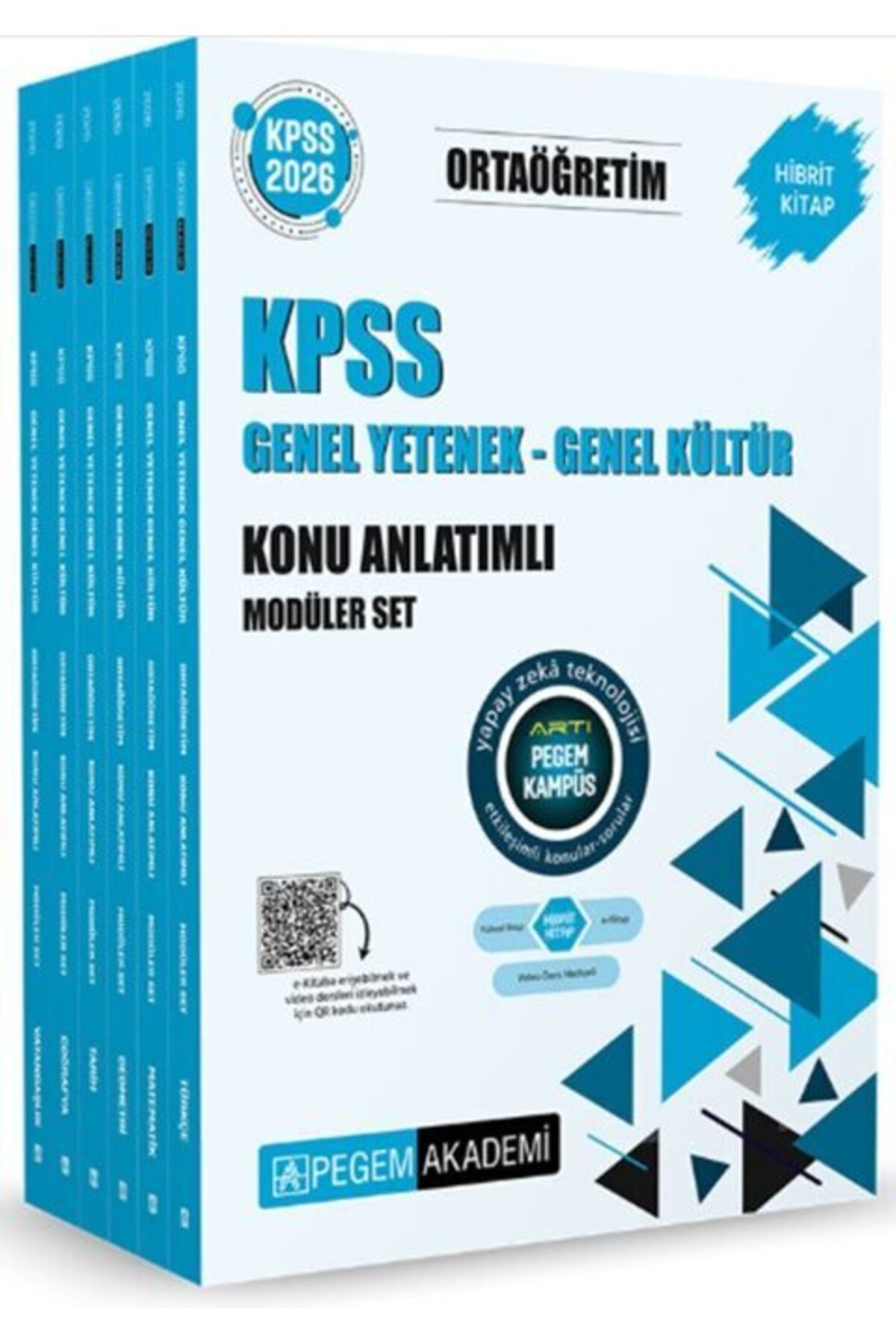 Bi bigelio 2026 KPSS Ortaöğretim Genel Yetenek Genel Kültür Konu Anlatımlı Modüler Set Pegem Akademi Yayıncılık