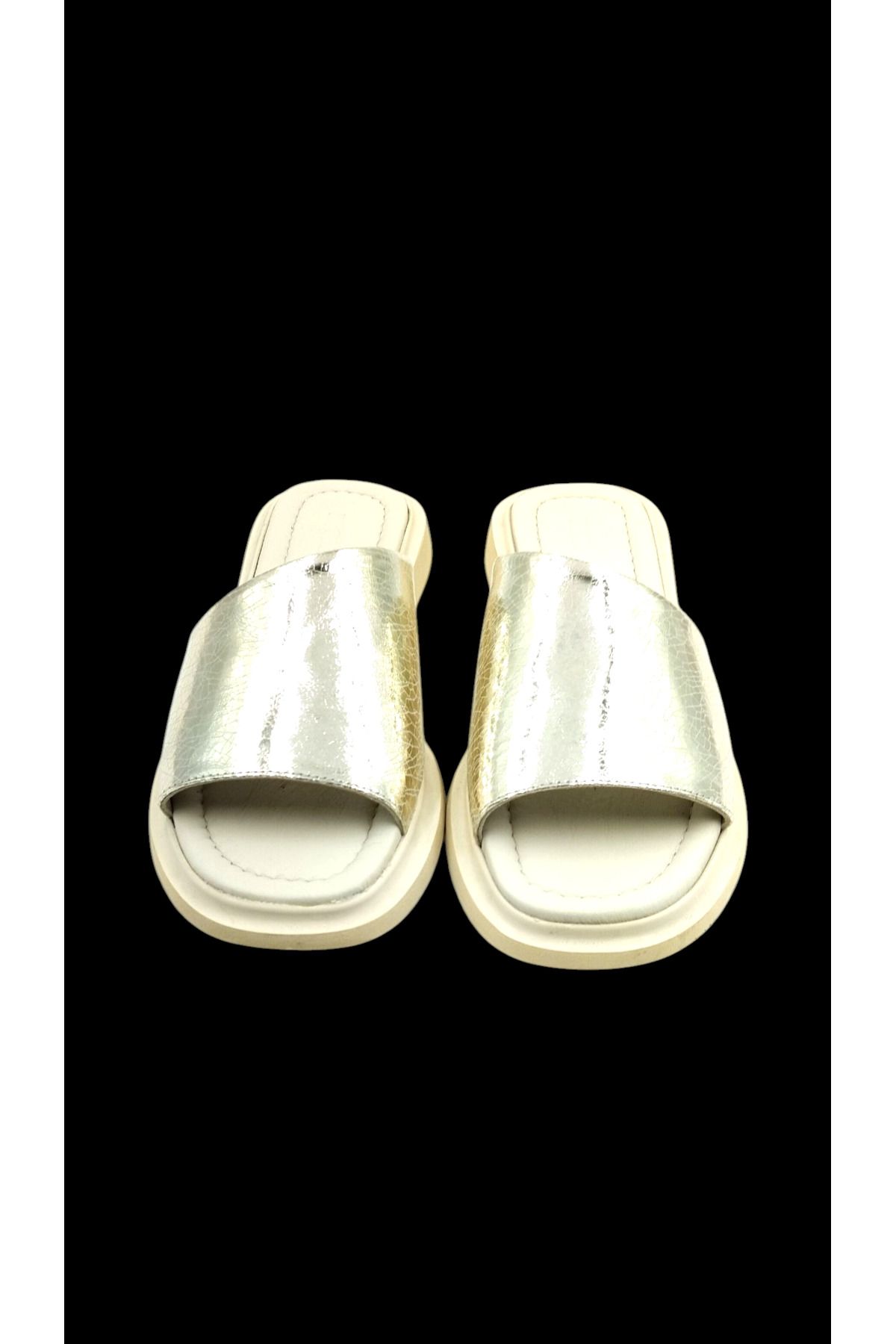 Escarpinshoes KADIN HAKİKİ DERİ BANTLI ŞIK GÜNLÜK TERLİK