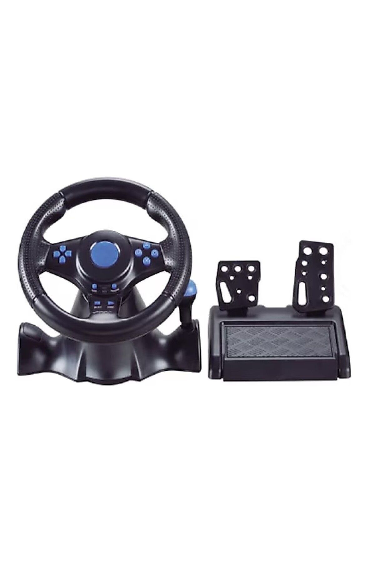 HADRON Vw9803 Oyuncu Direksiyon Seti 180° 3ın1 Ps3/ps2/pc Siyah